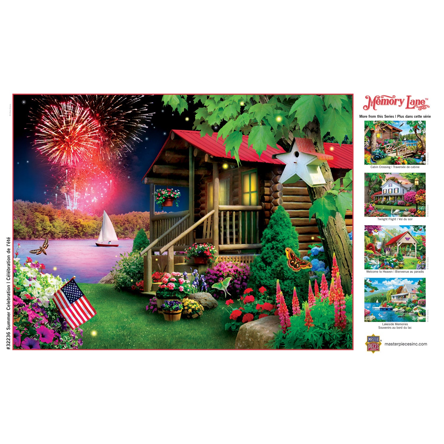 MasterPieces 300 Piece EZ Grip Jigsaw Puzzle - Cabin Crossing - 18x24