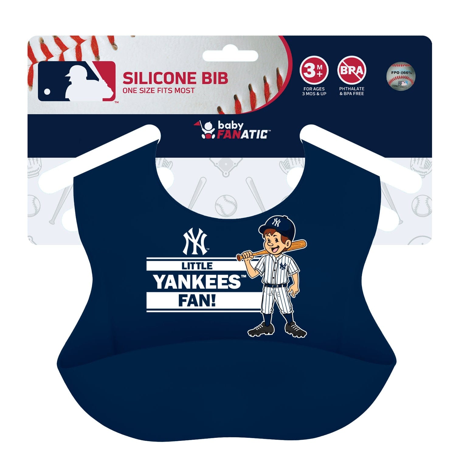 New York Yankees MLB Silicone Bib