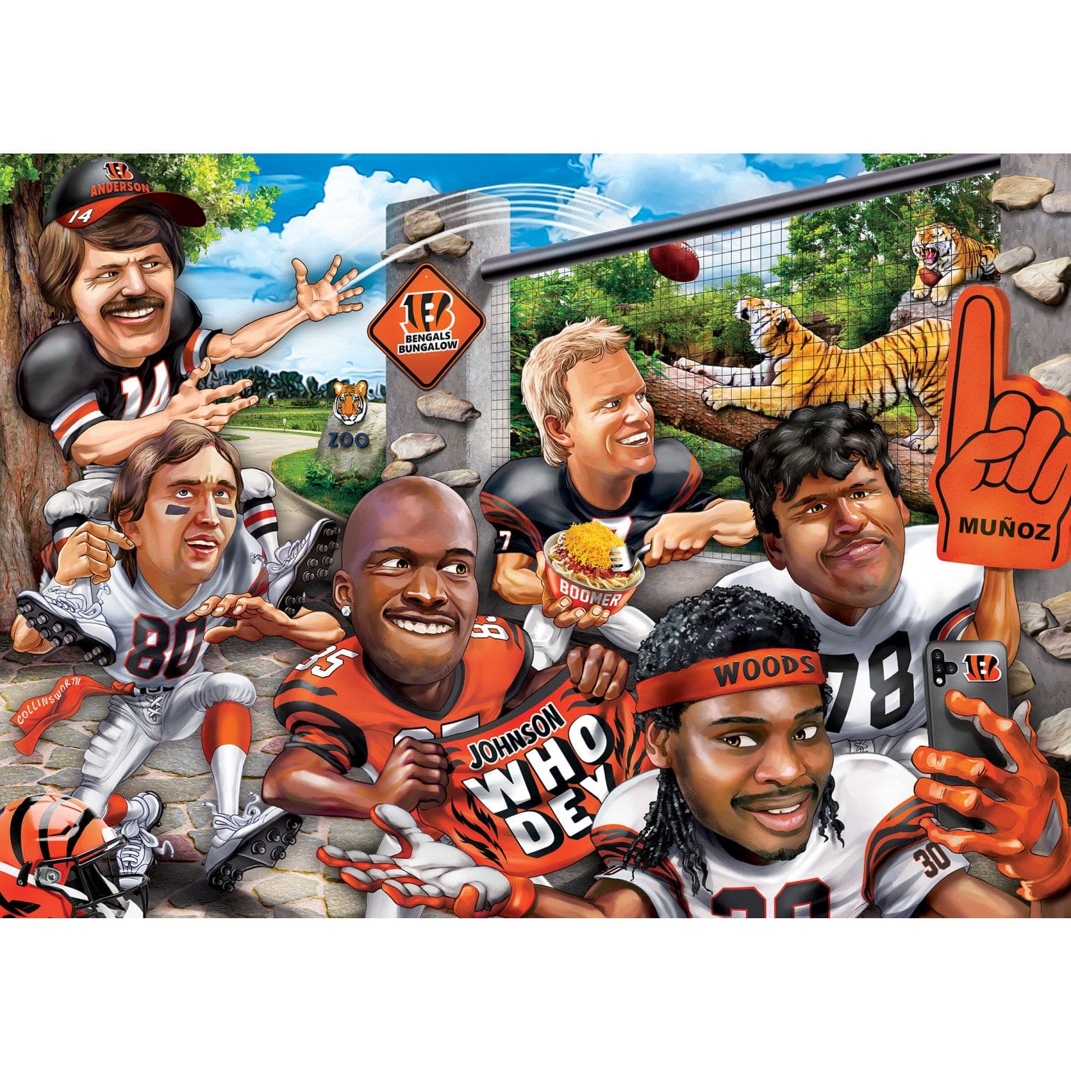 Cincinnati Bengals NFL All-Time Greats 500pc Puzzle