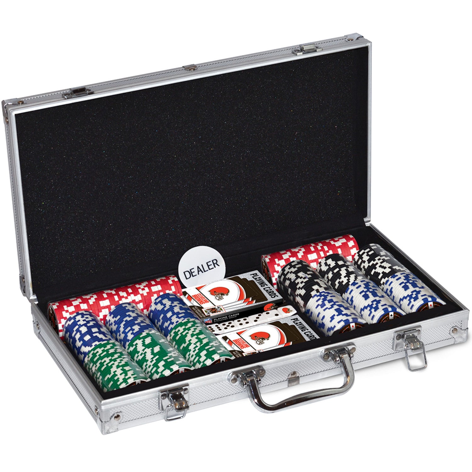 NFL Cleveland Browns 300 Piece Poker Set