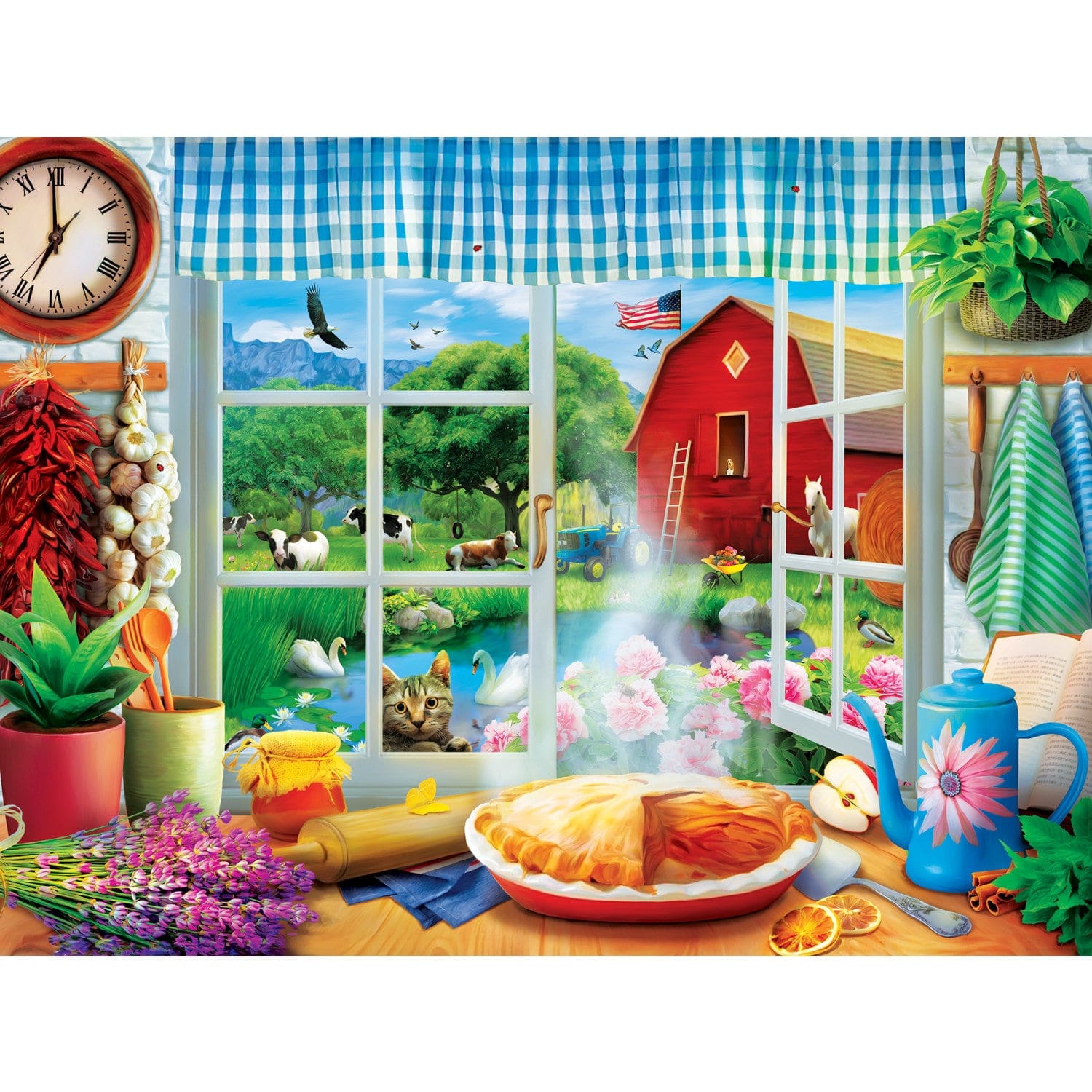 Green Acres - Fresh Pie Tonight 300 Piece EZ Grip Puzzle