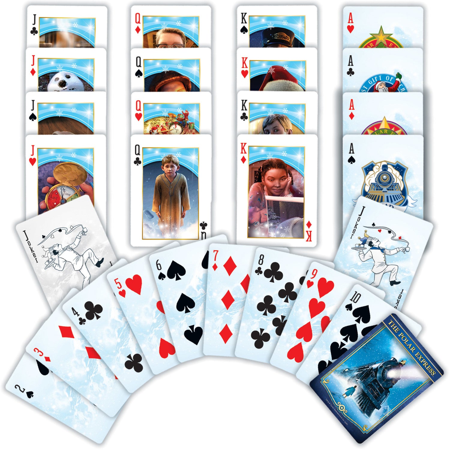 The Polar Express Playing Cards - 54 Card Deck | MasterPieces ...