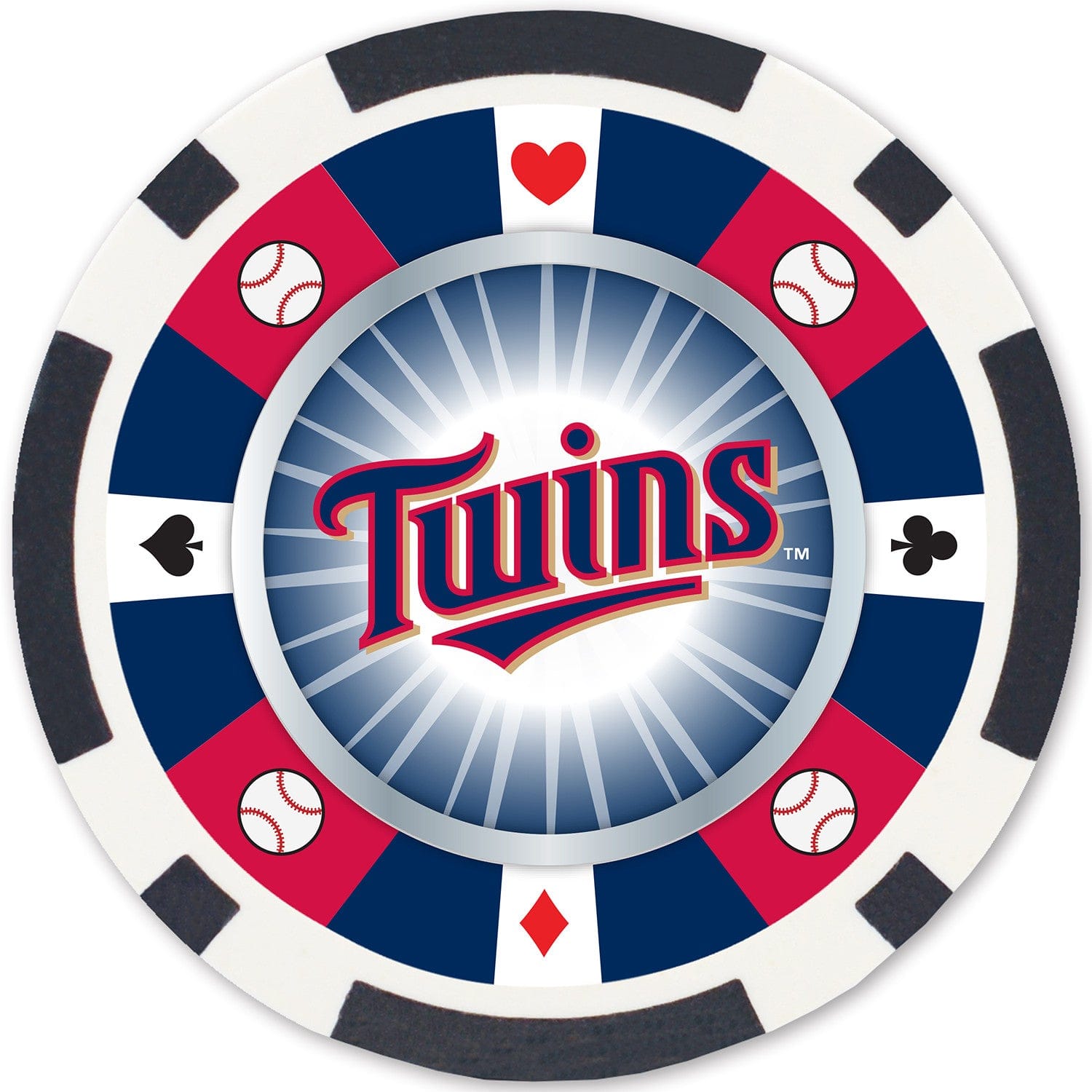 Minnesota Twins MLB Poker Chips 100pc