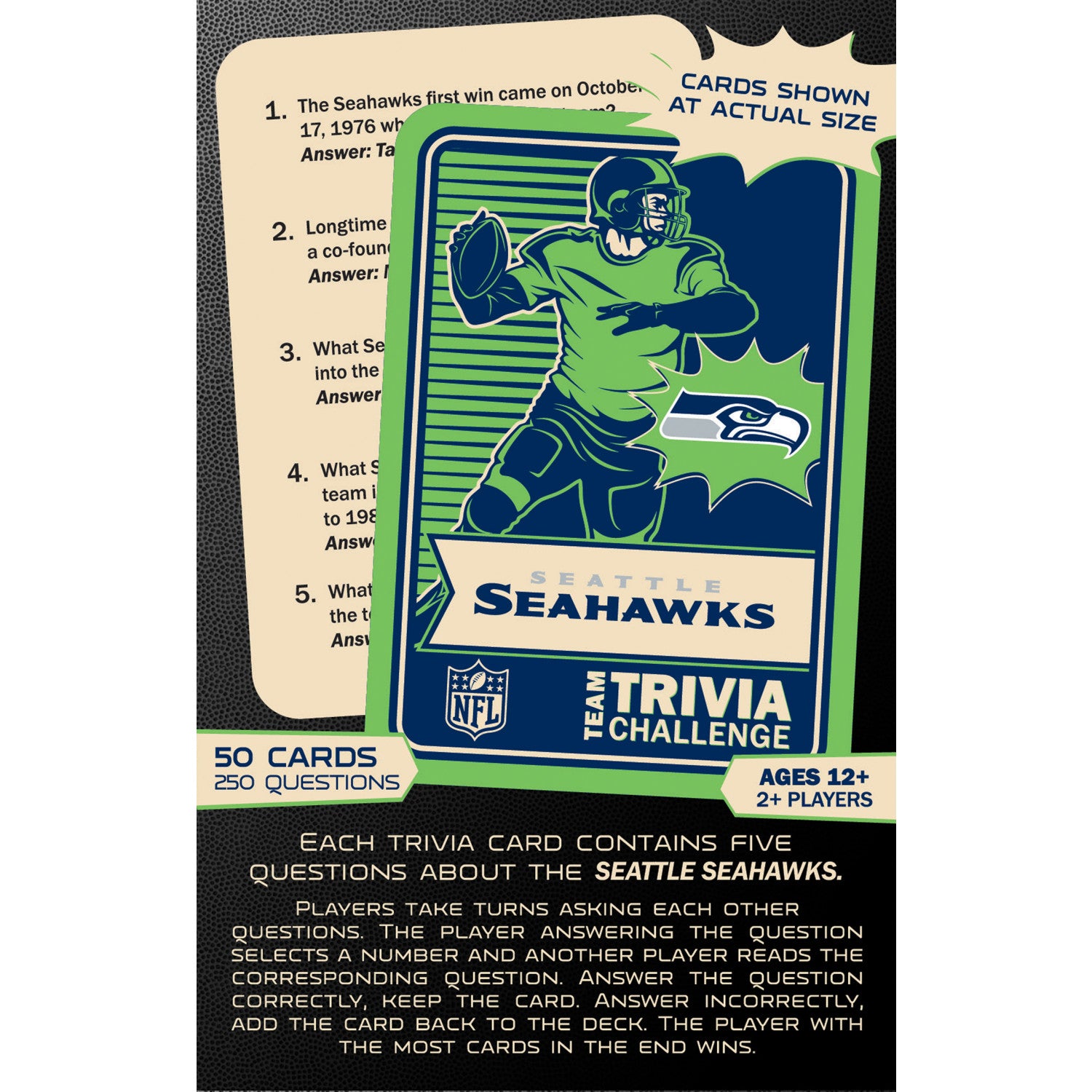 Masterpieces Seattle Seahawks Bingo