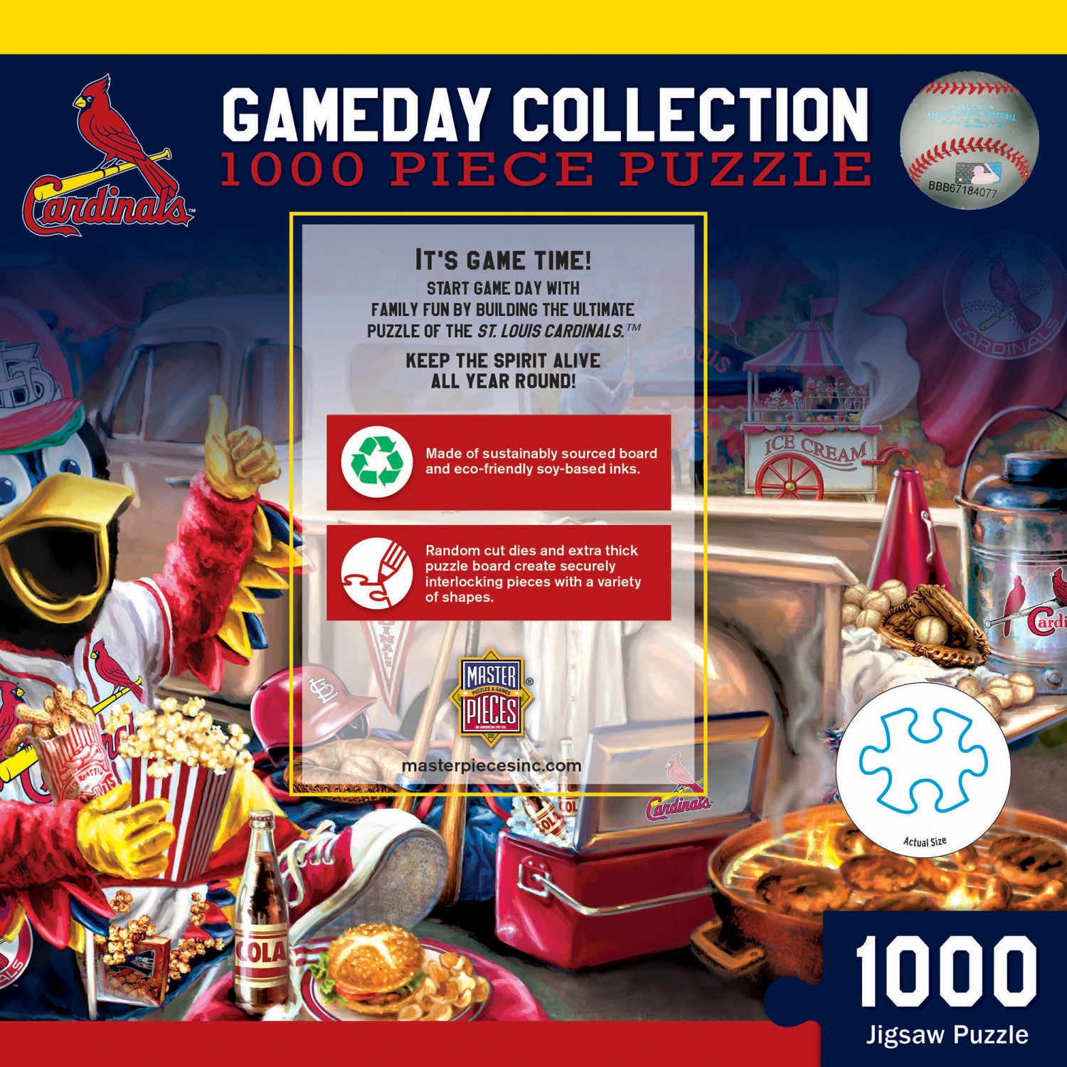 St. Louis Cardinals - Gameday 1000 Piece Jigsaw Puzzle