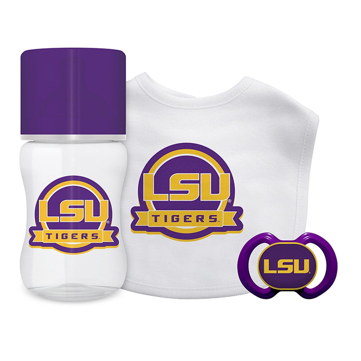 LSU Tigers - 3-Piece Baby Gift Set