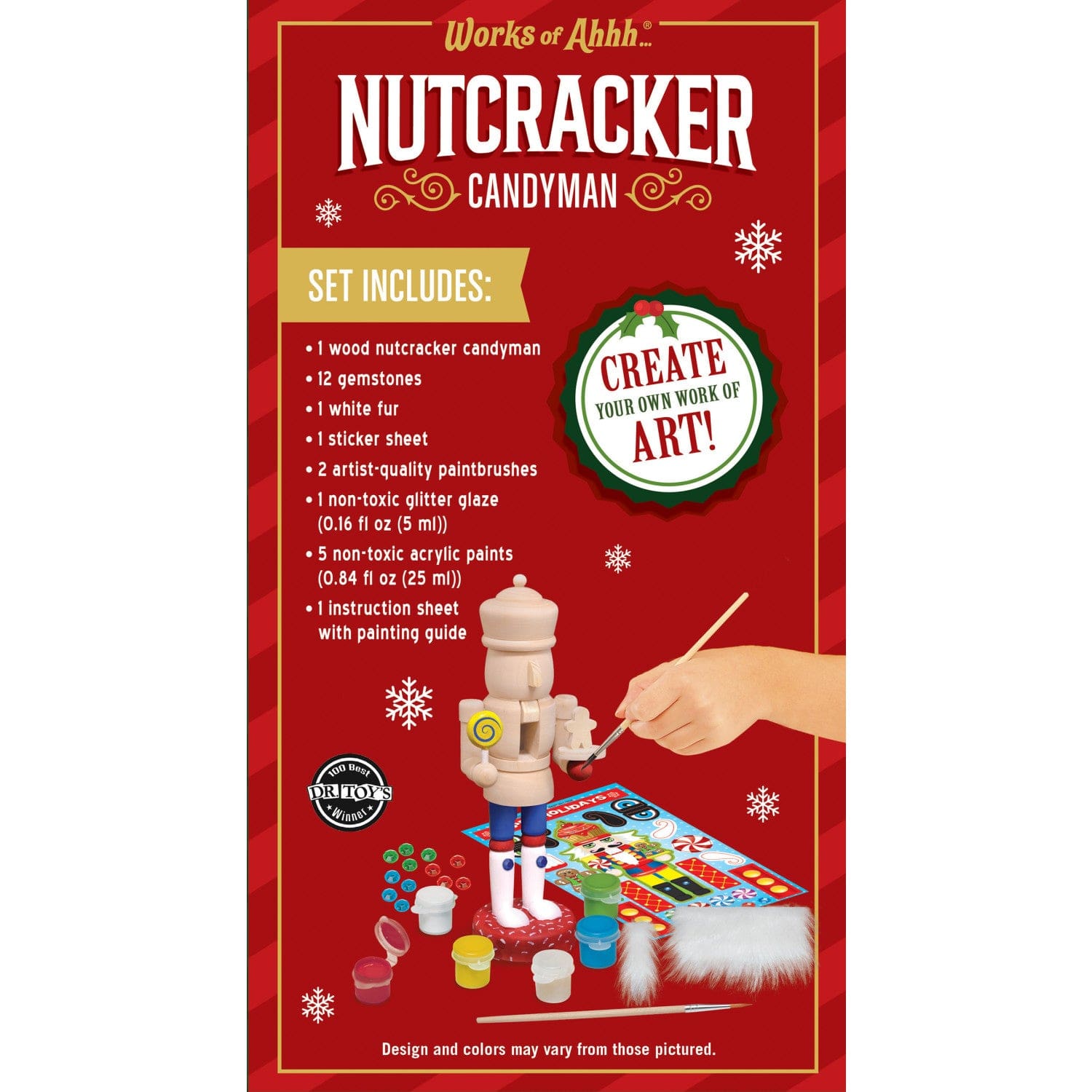 Nutcracker Candyman - Holiday Wood Paint Kit