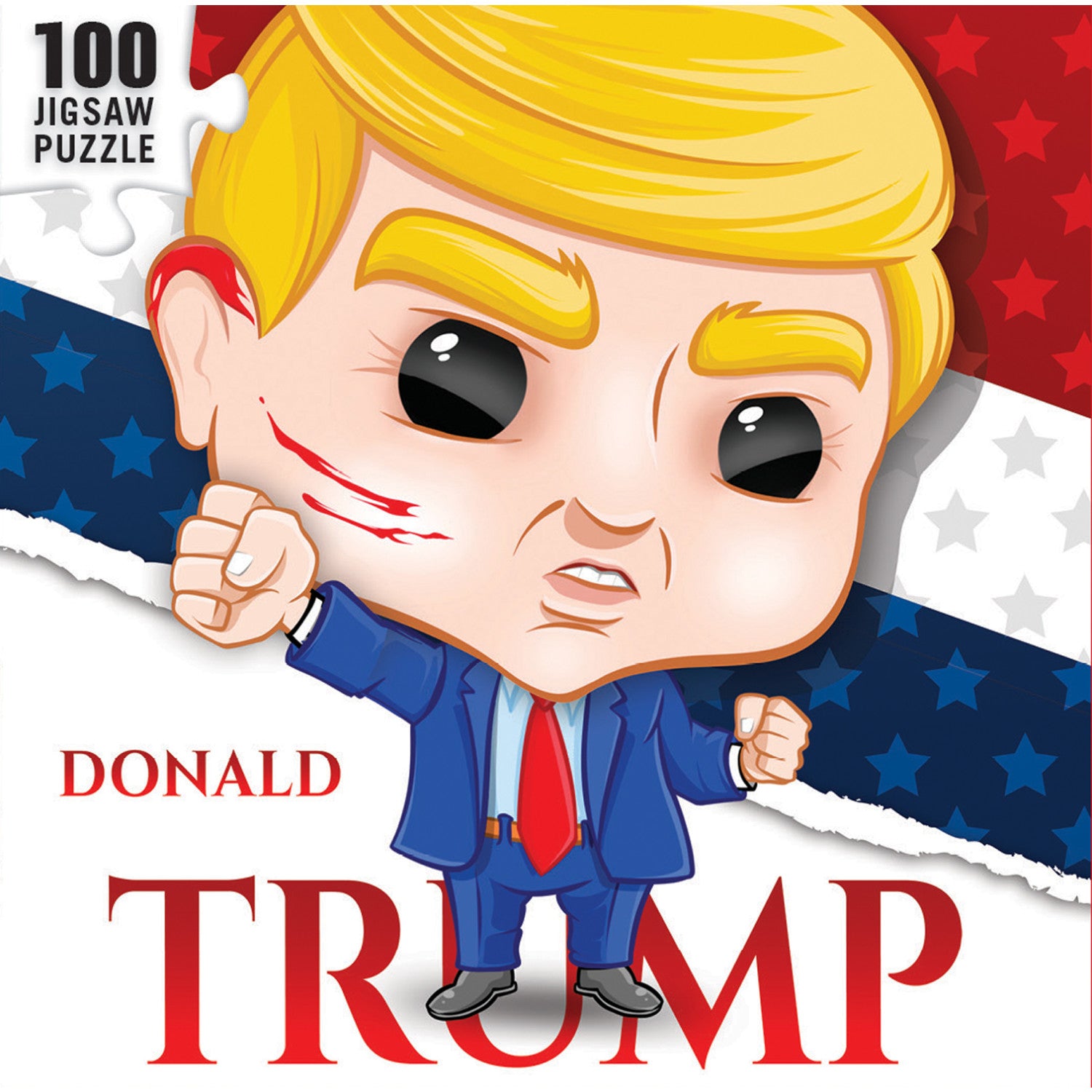 Trump Aftermath - 100 Piece Square Puzzle