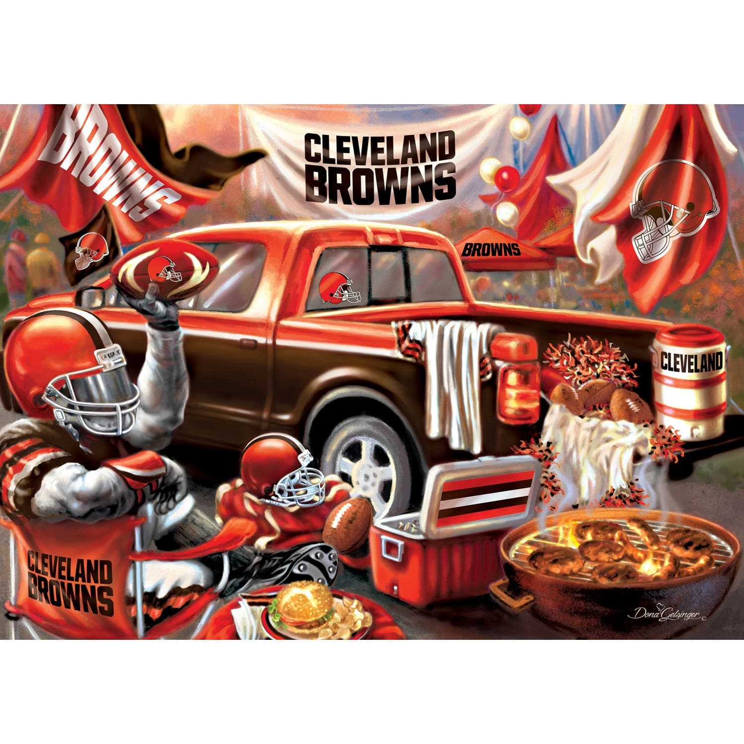 Cleveland Browns NFL Gameday 1000pc Puzzle