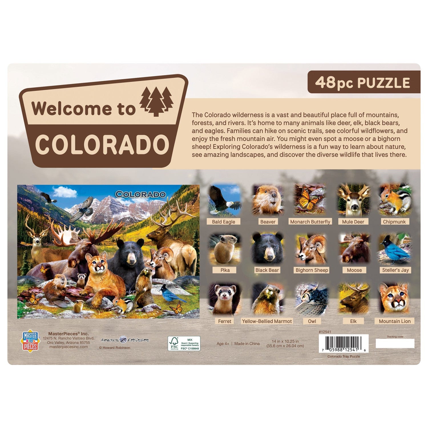 Colorado 48 Piece Tray Puzzle