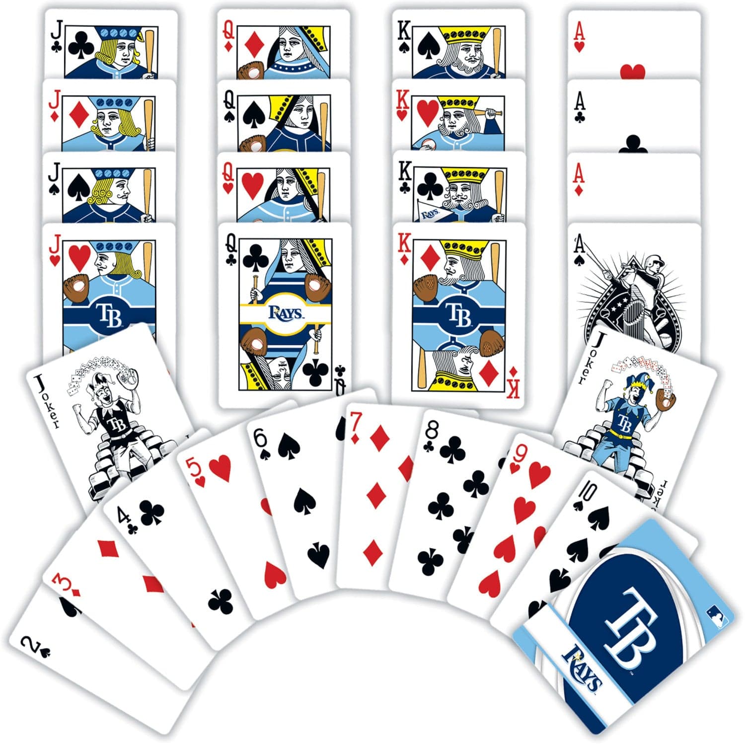 Tampa Bay Rays MLB Playing Cards