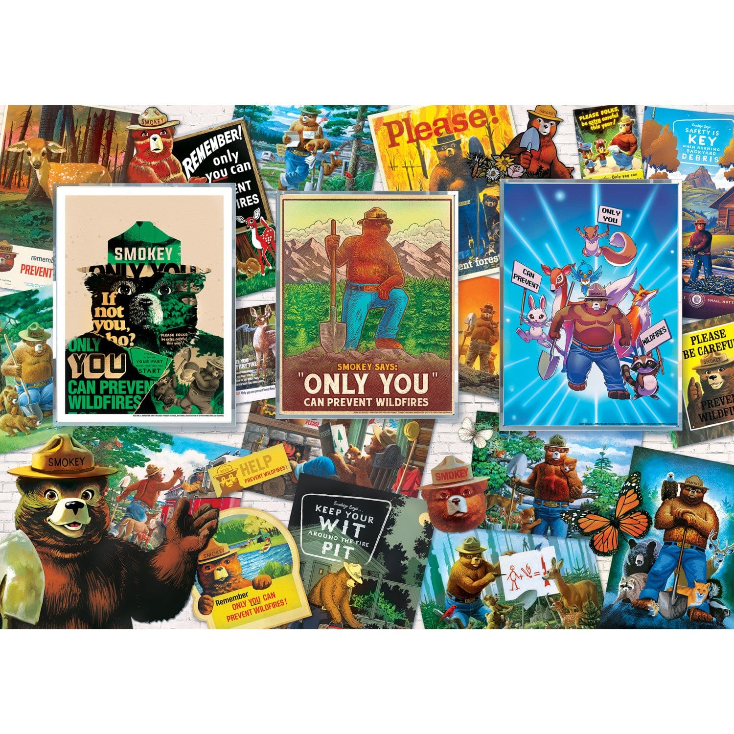 Smokey Bear Posters 500 Piece Puzzle