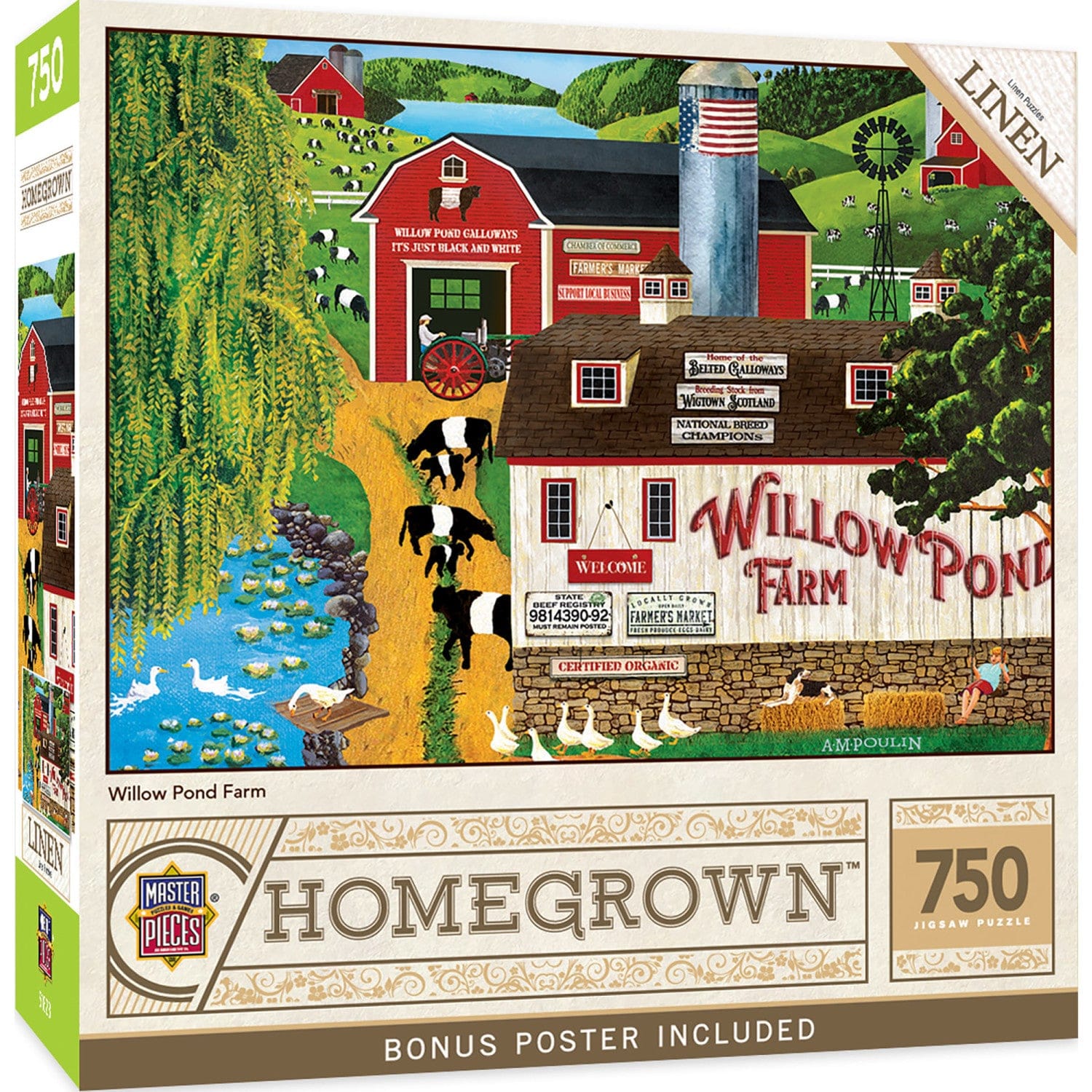 Homegrown - Willow Pond Farm 750 Piece Puzzle