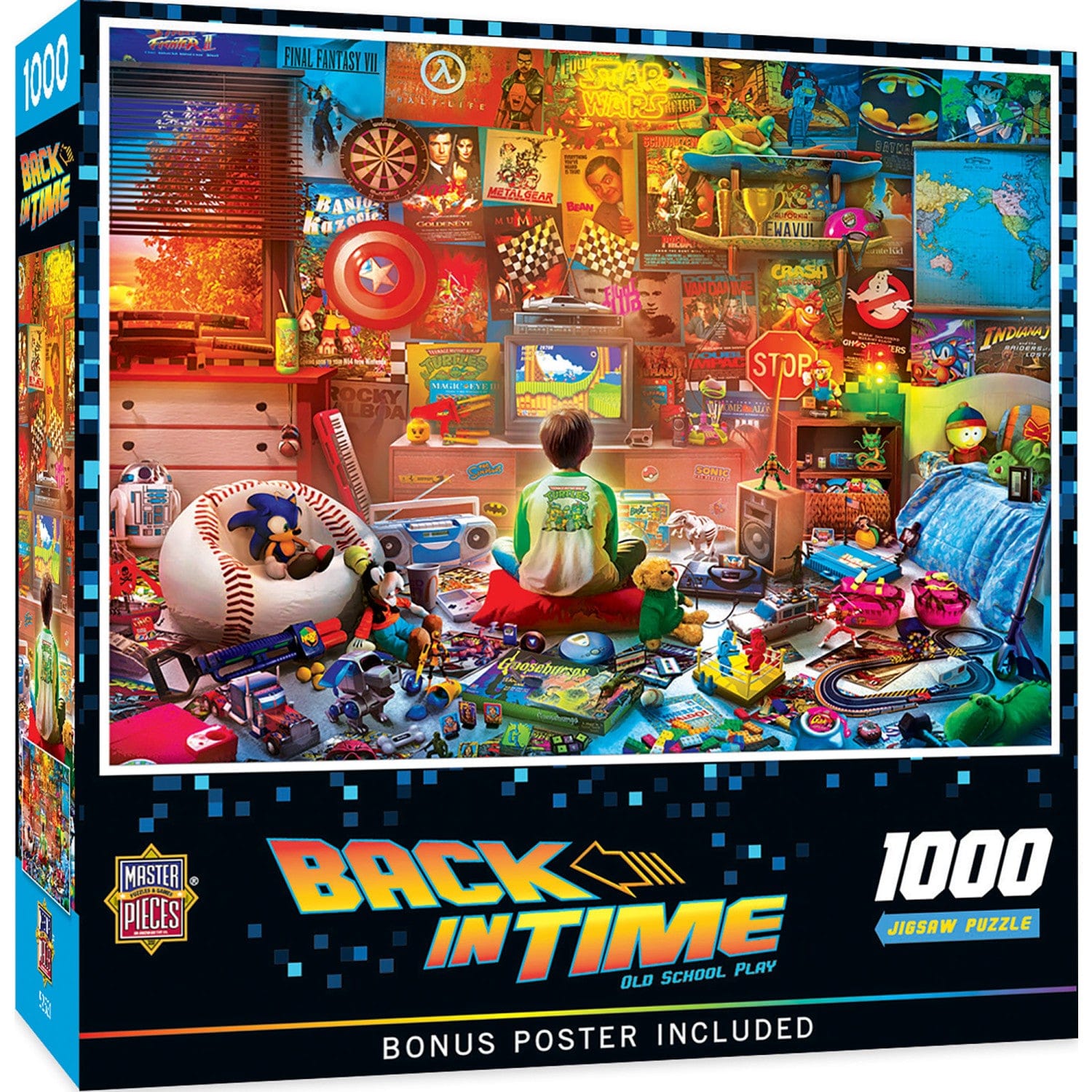 Back in Time - Old School Play 1000 Piece Puzzle