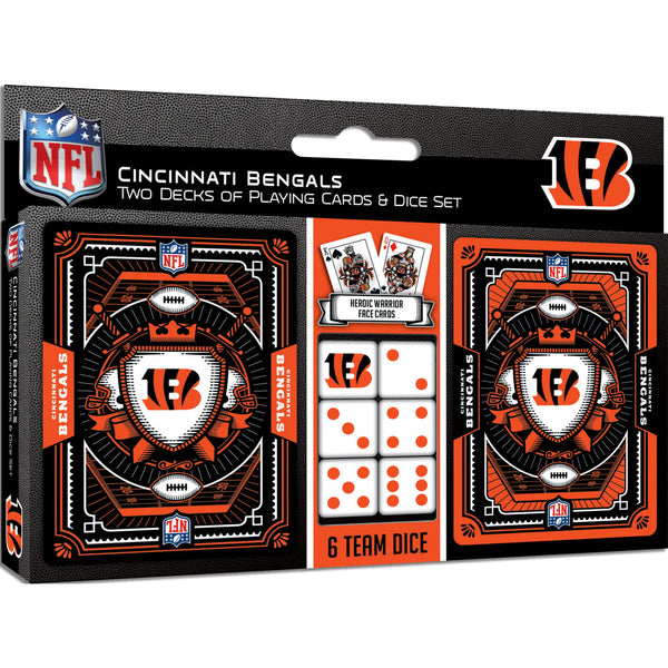 Cincinnati Bengals - 2-Pack Playing Cards & Dice Set – MasterPieces Puzzle  Company INC