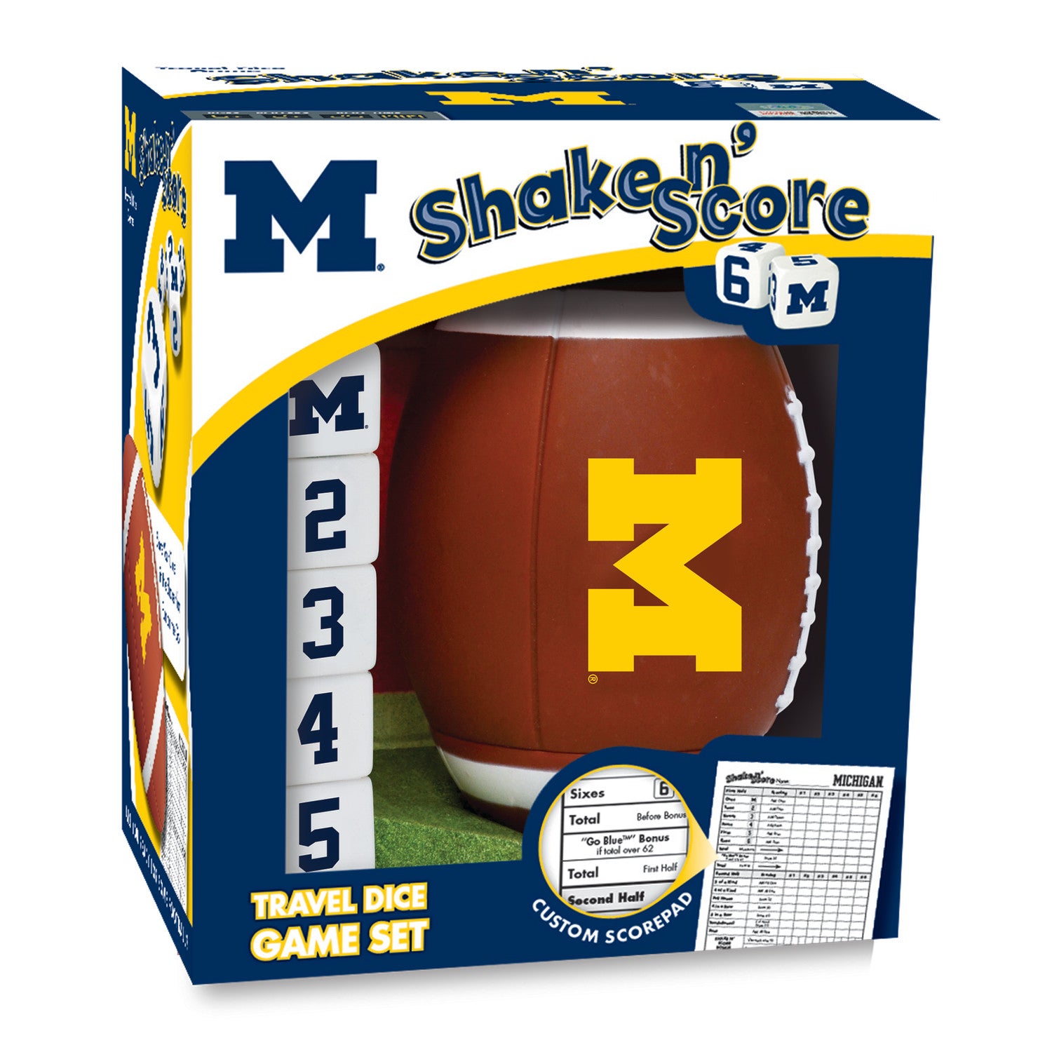 Masterpieces MSU Shake n' Score Travel Dice Game – Spartan Spirit Shop