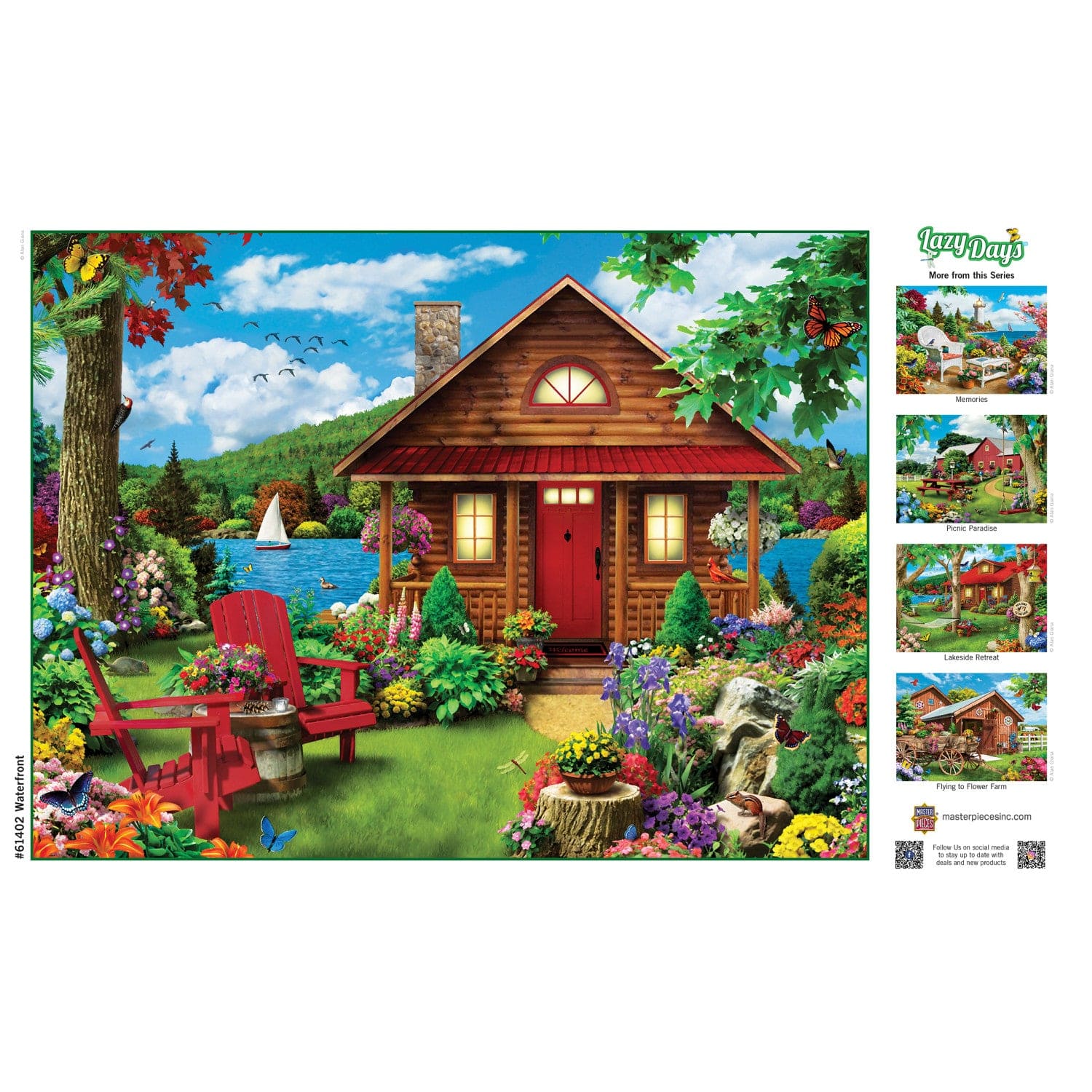 Lazy Days - Waterfront 750 Piece Jigsaw Puzzle