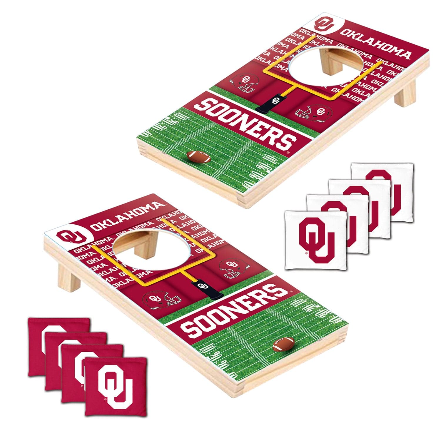 Oklahoma Sooners Tabletop Cornhole