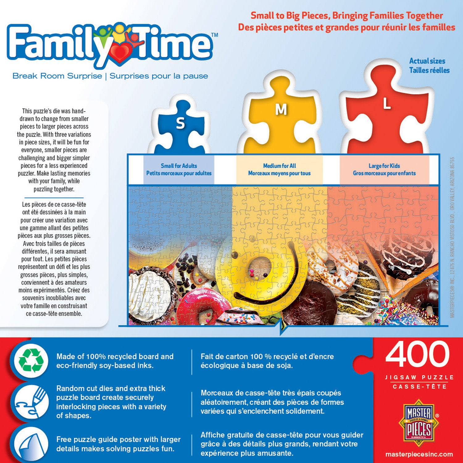 Family Time - Break Room Surprise 400 Piece Jigsaw Puzzle