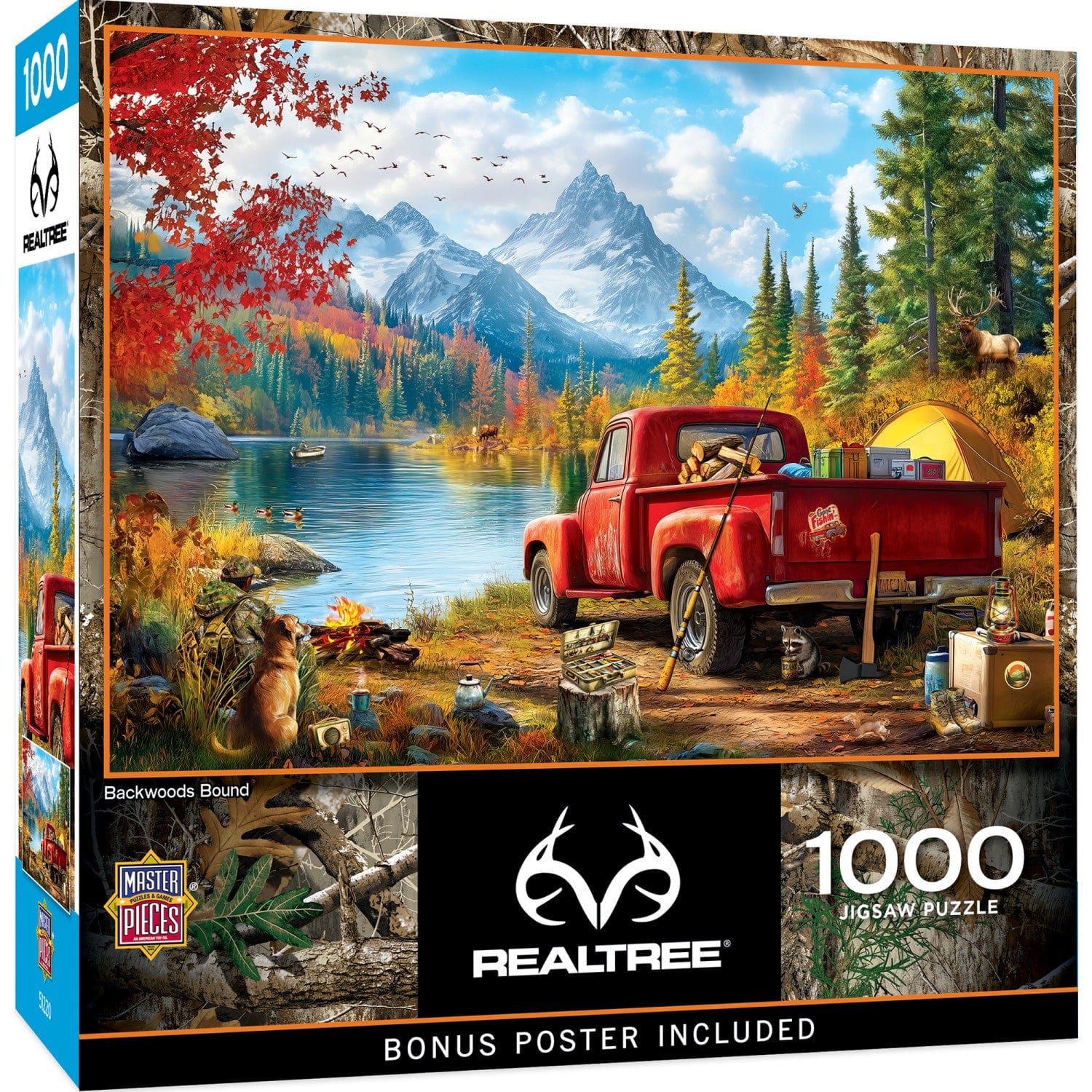 Realtree - Backwoods Bound 1000 Piece Jigsaw Puzzle