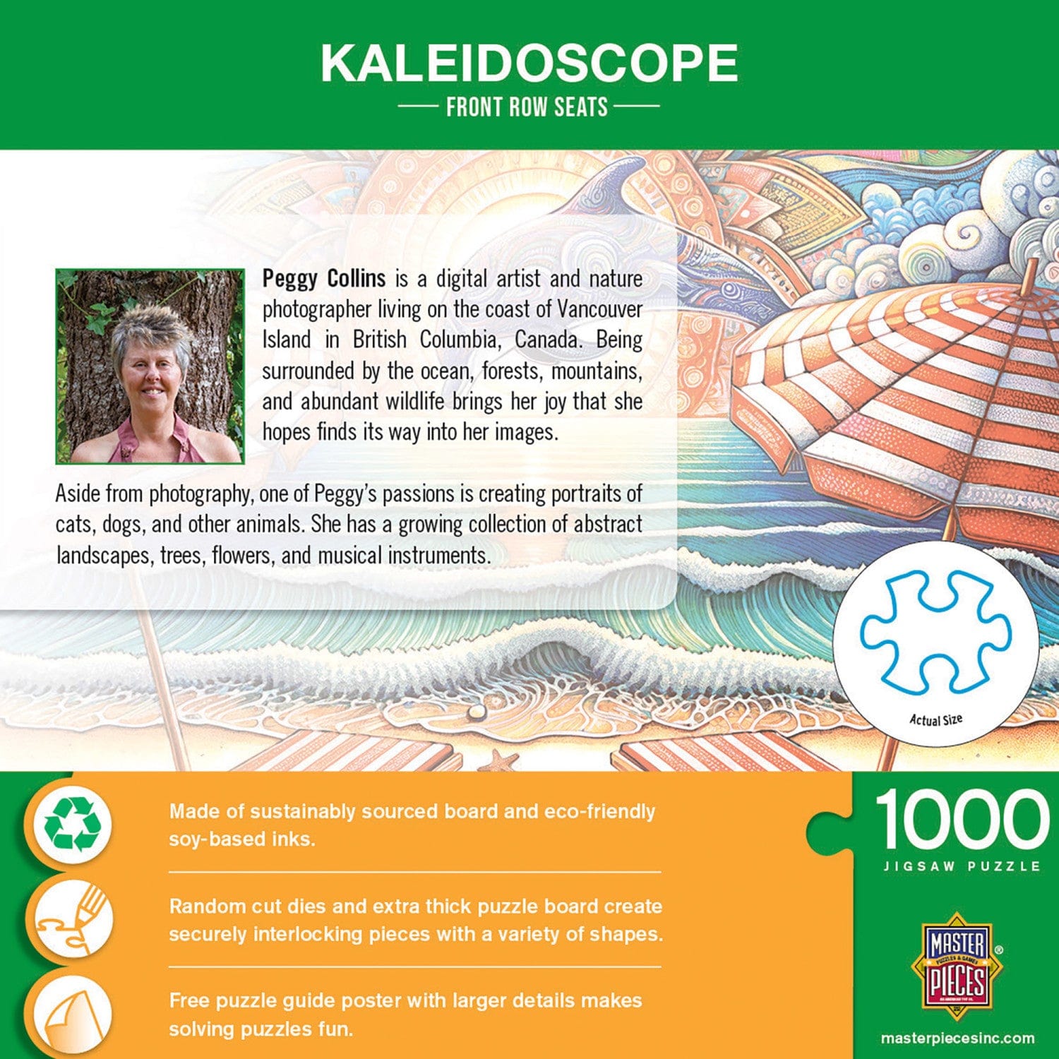 Kaleidoscope - Front Row Seats 1000 Piece Jigsaw Puzzle