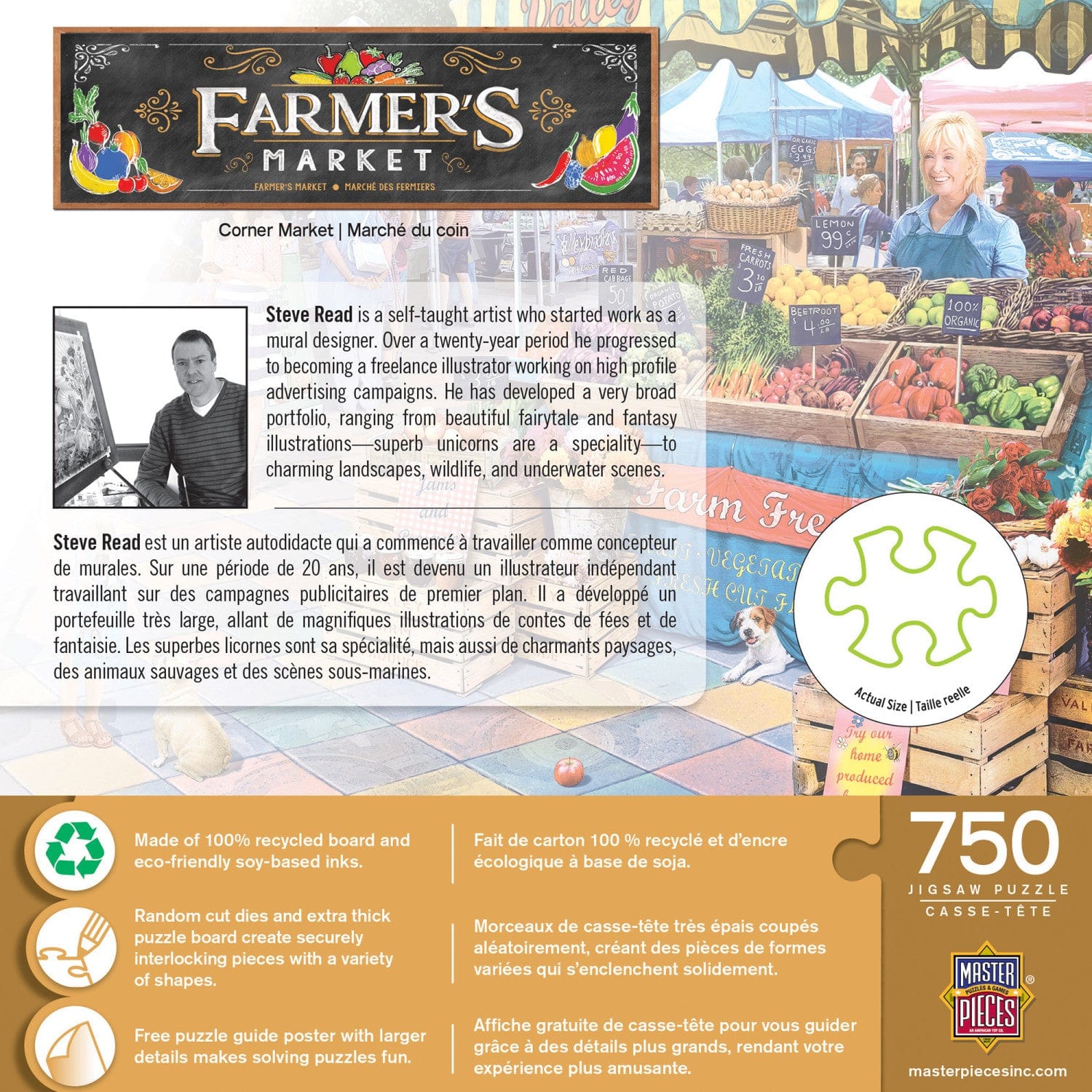 Farmer's Market - Corner Market 750 Piece Jigsaw Puzzle