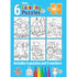 Color Your Own Puzzles - 6 Pack 48 Piece Puzzles