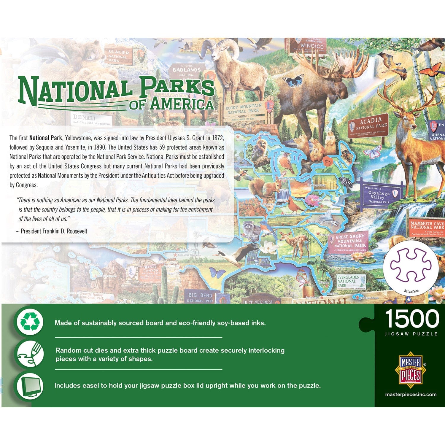 Signature - USA National Parks 1500 Piece Puzzle