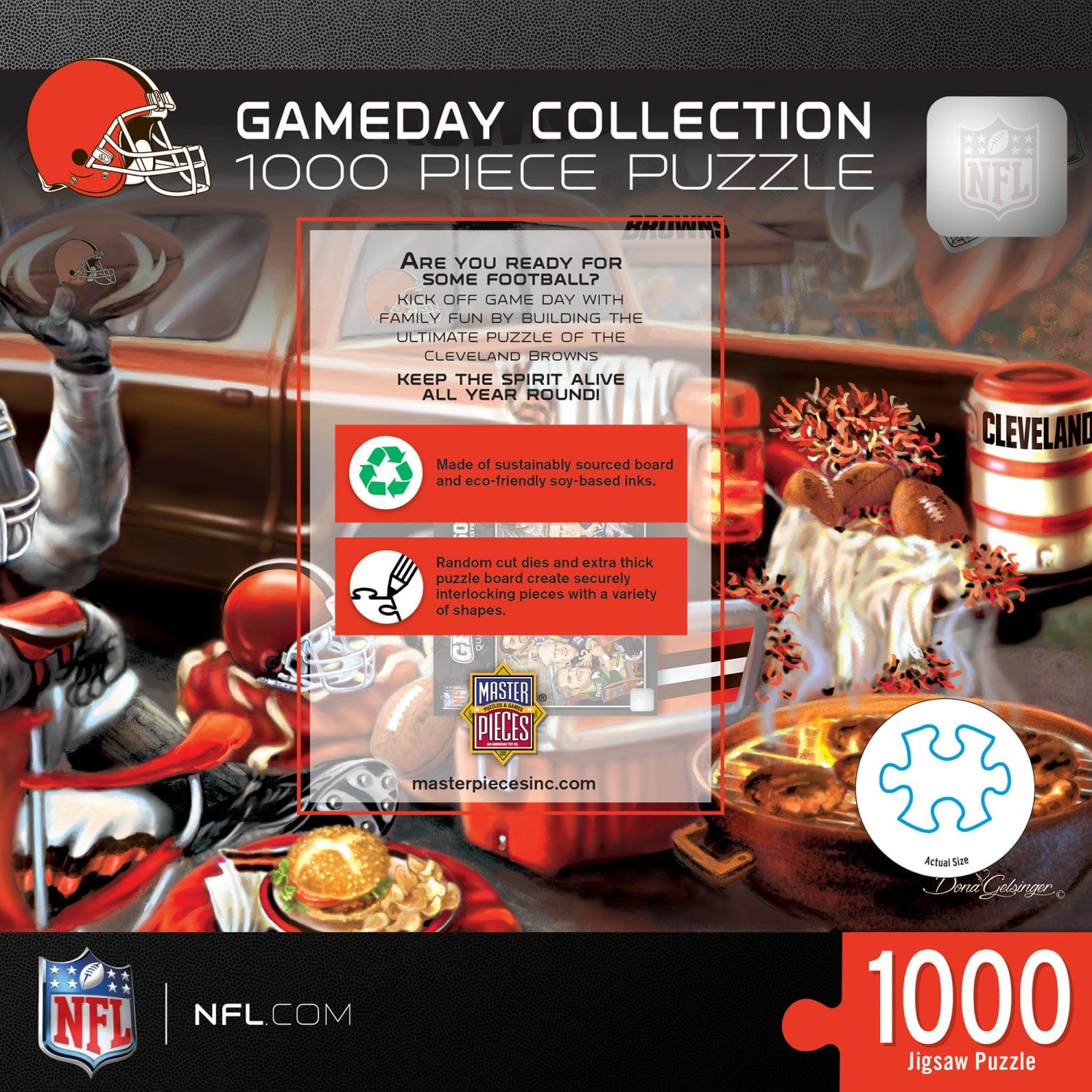 Cleveland Browns - Gameday 1000 Piece Jigsaw Puzzle