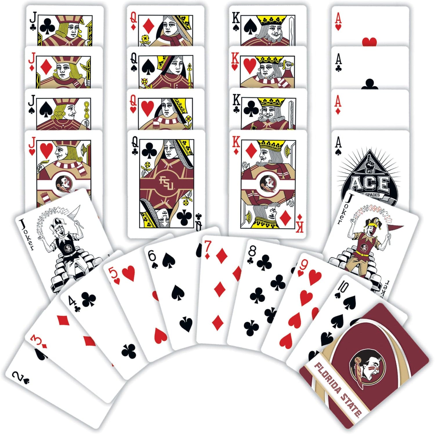 Florida State Seminoles NCAA Playing Cards