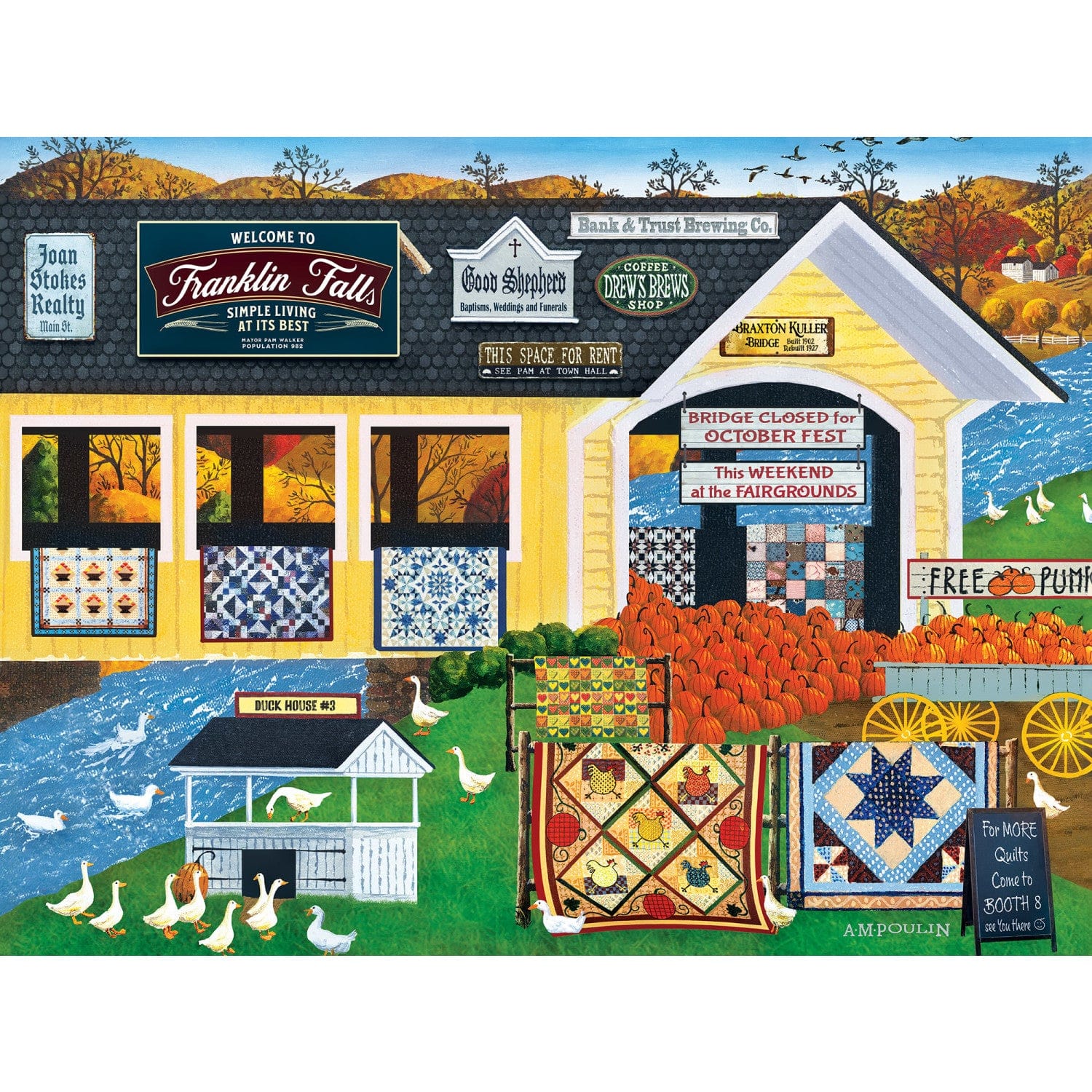 Homegrown - Pumpkin Detour 750 Piece Puzzle