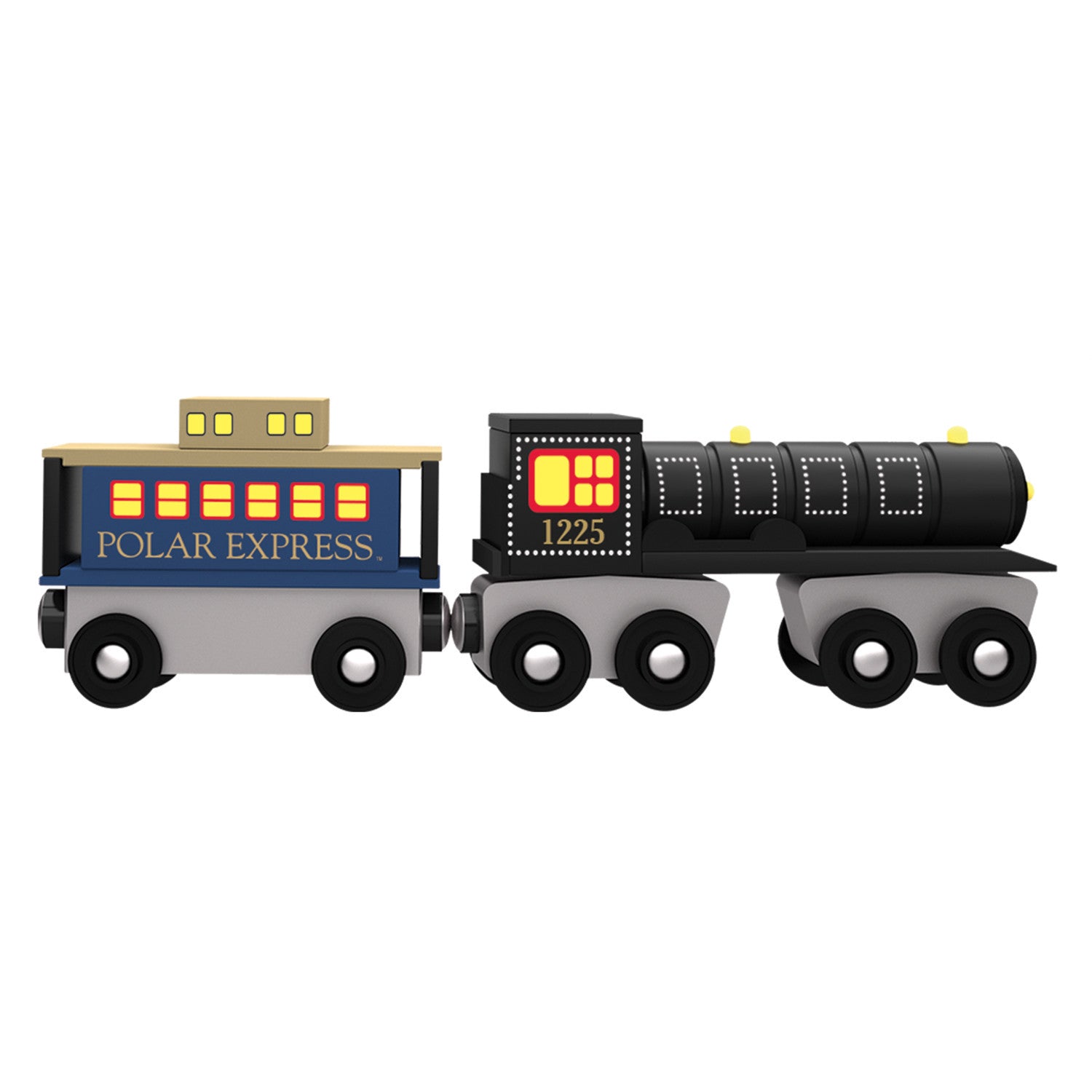 Polar Express 2pc Wood Toy Train Set