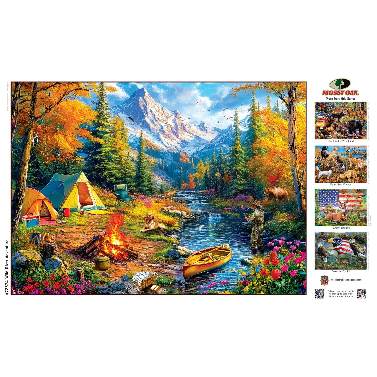 Mossy Oak - Wild River Adventure 1000 Piece Jigsaw Puzzle