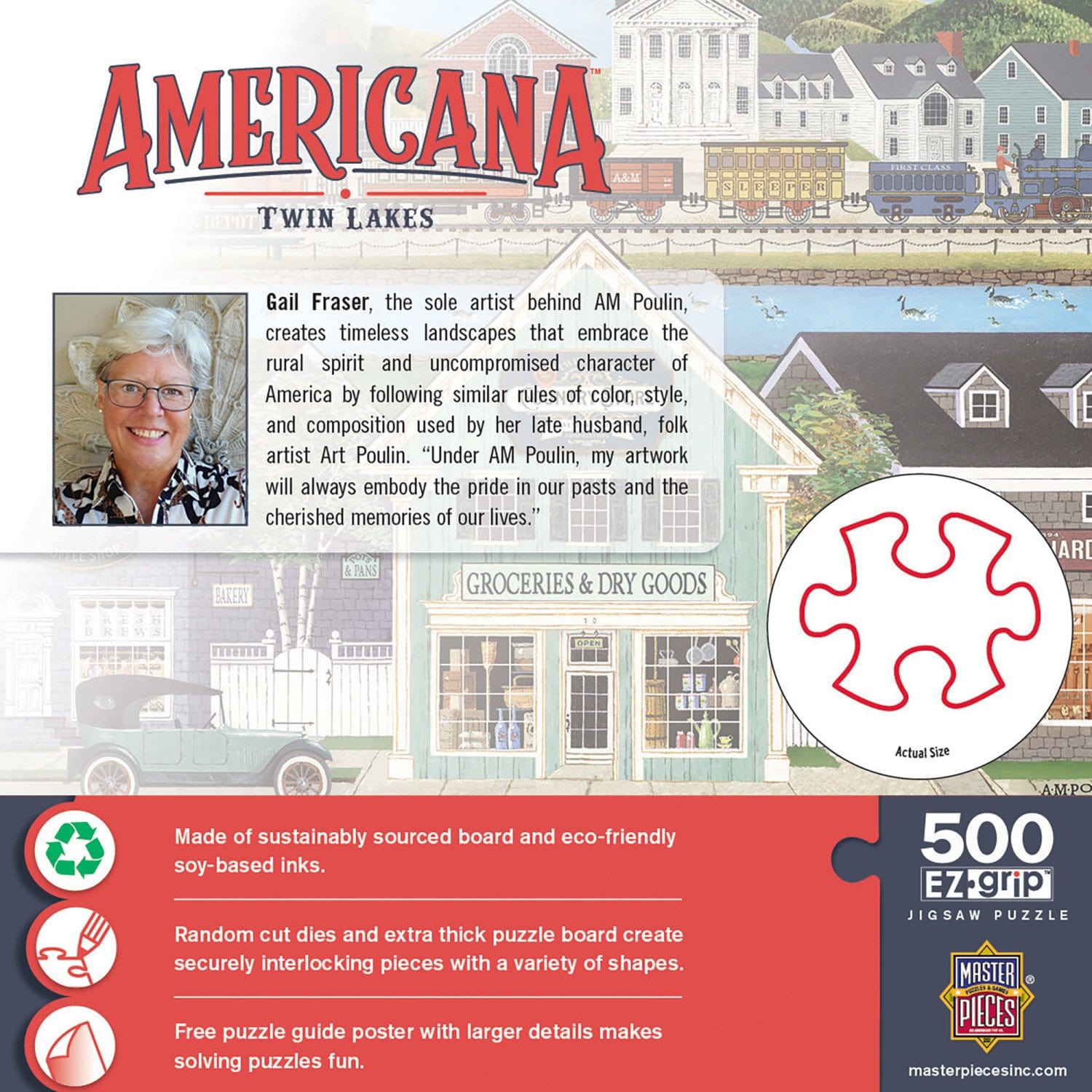 Americana - Twin Lakes 500 Piece EZ Grip Puzzle