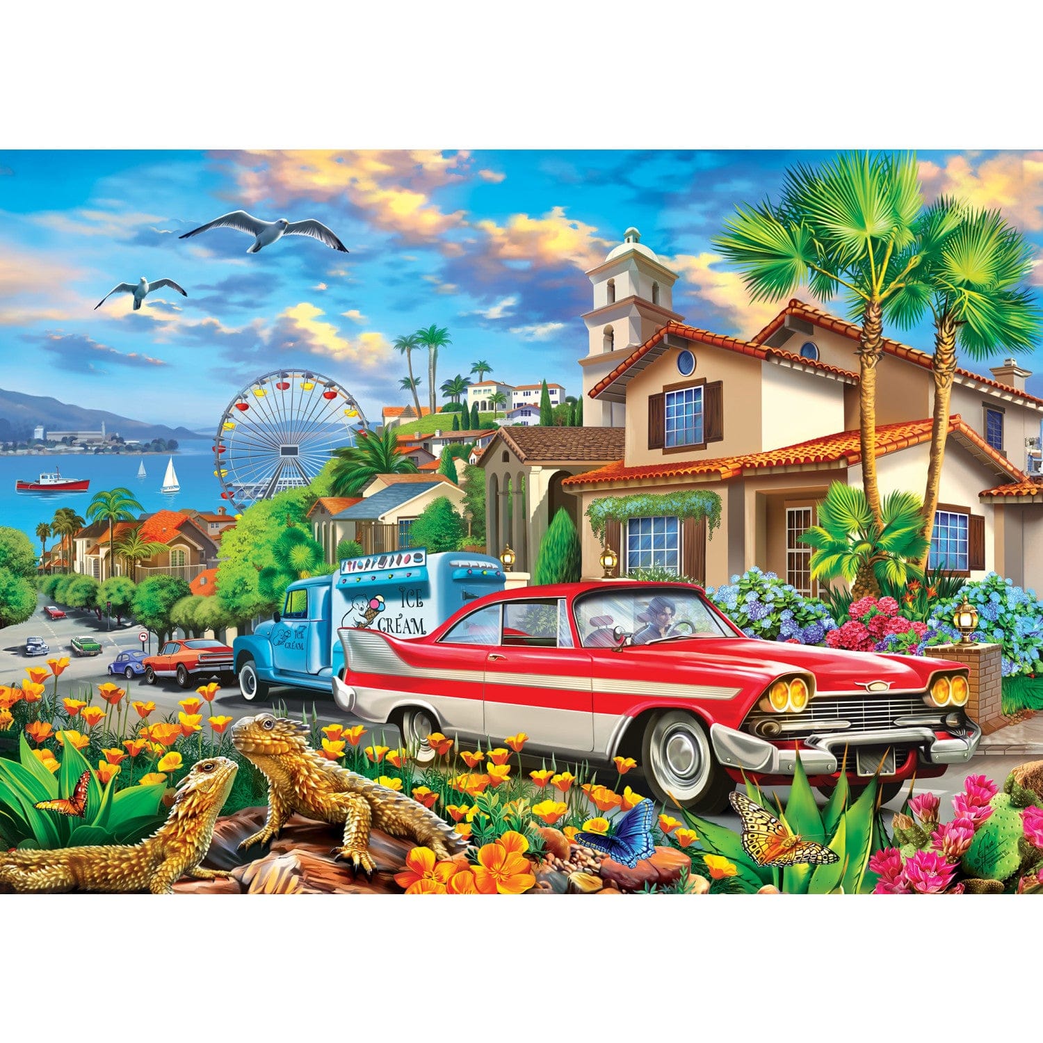 Roadsides of the Southwest - Cruisin' the Coast 500 Piece Puzzle