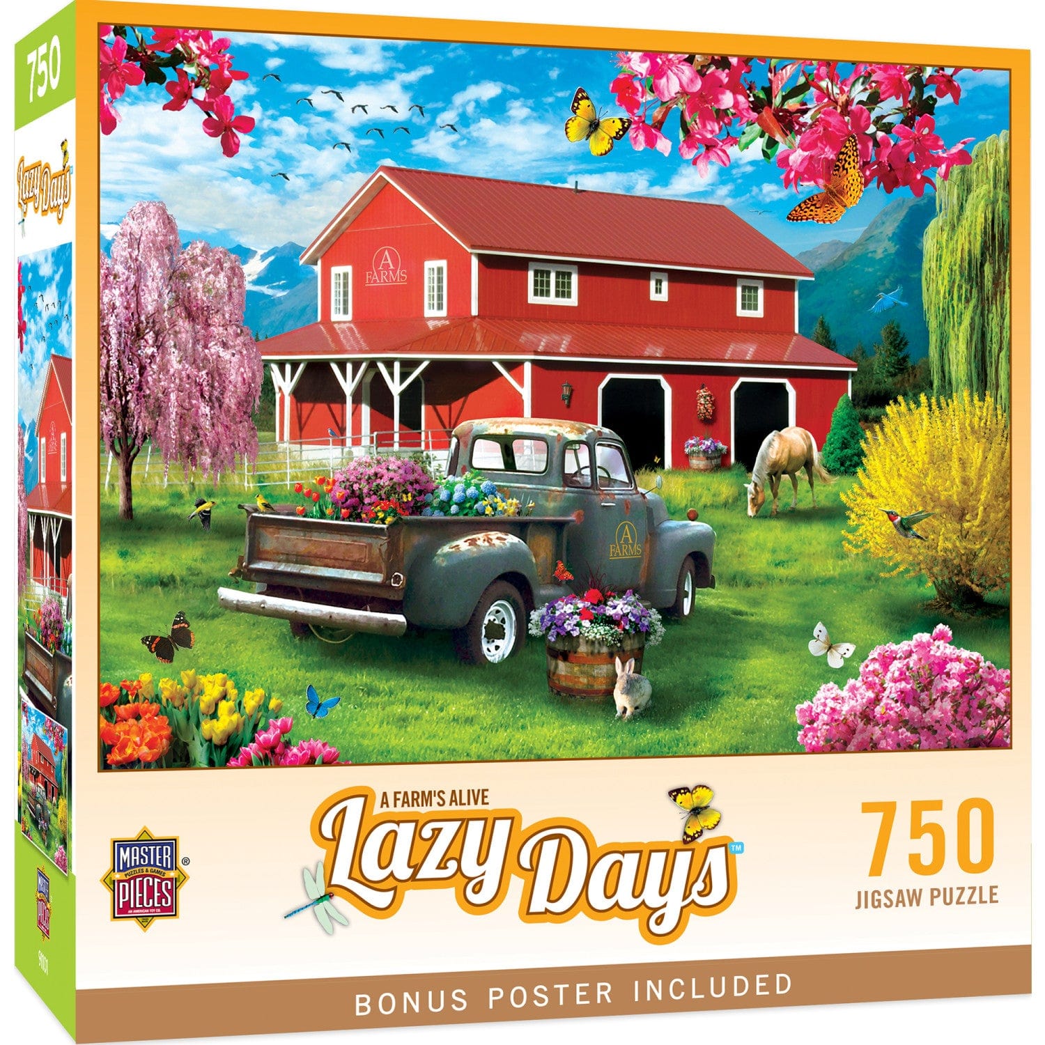 Lazy Days - A Farm's Alive 750 Piece Jigsaw Puzzle