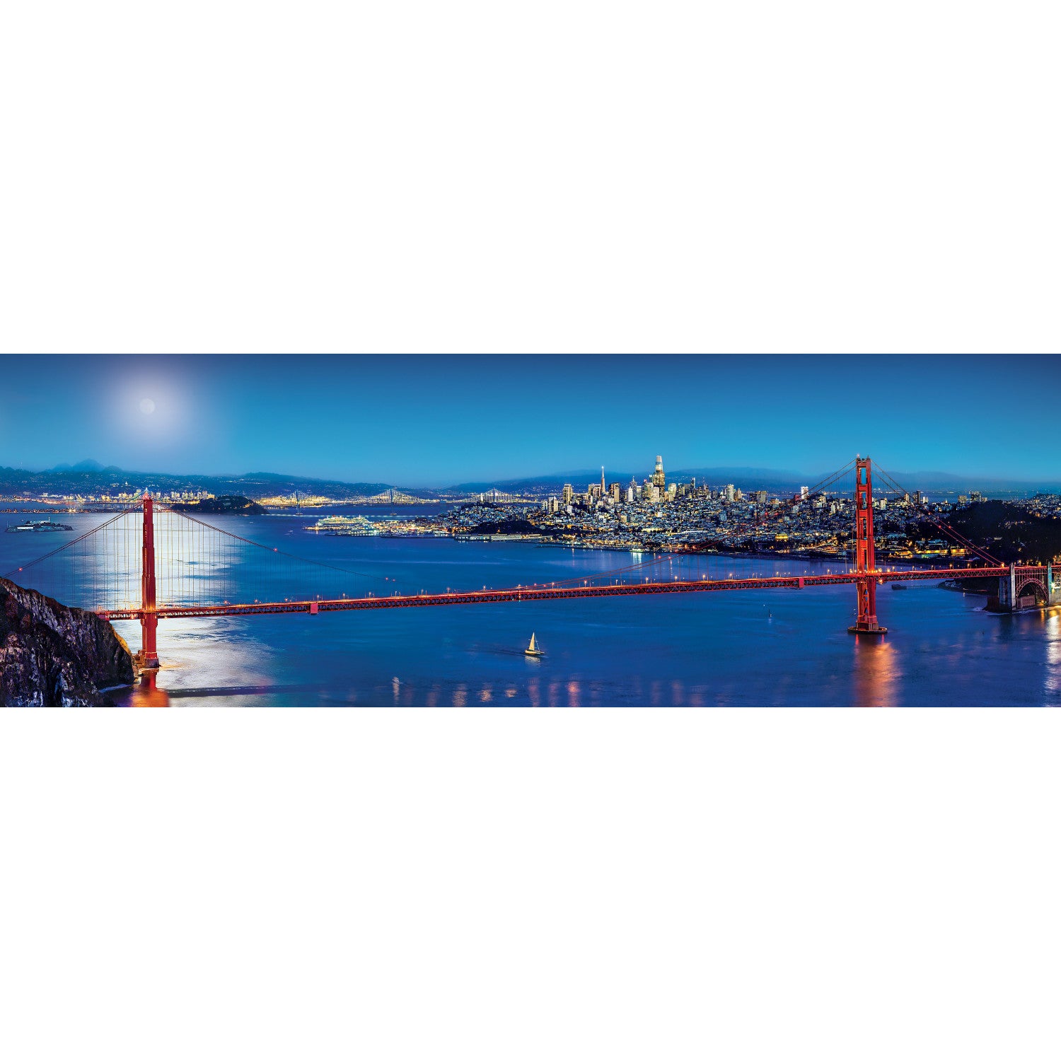 American Vista Panoramic - San Francisco 1000 Piece Puzzle