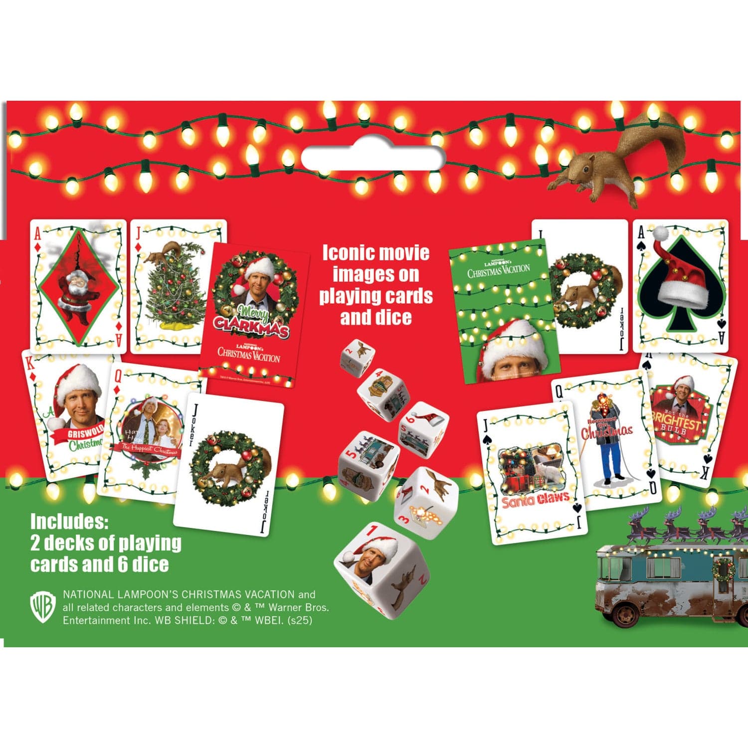 Christmas Vacation 2-pack Playing Cards & Dice Set