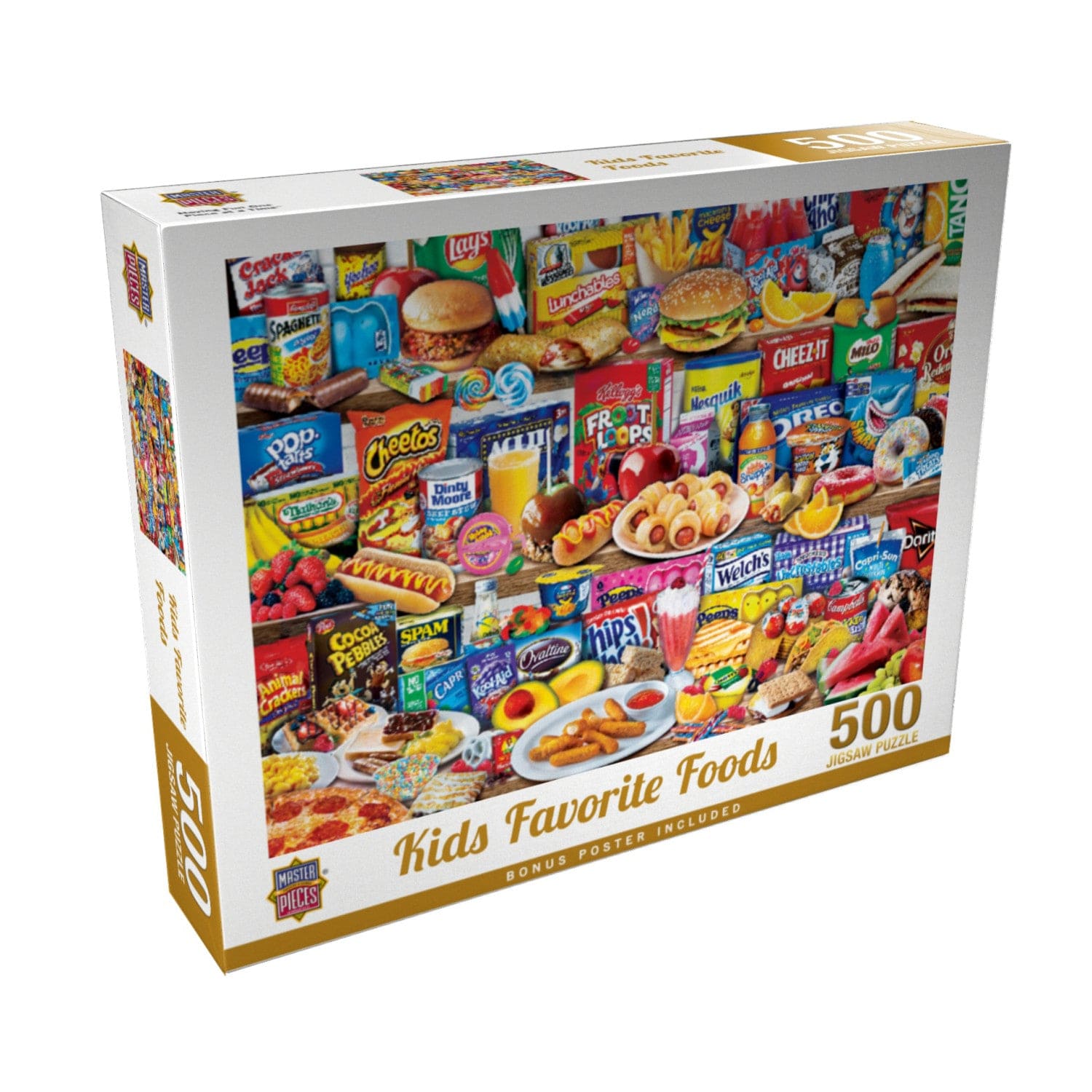 Kids Favorite Foods - 500 Piece Puzzle