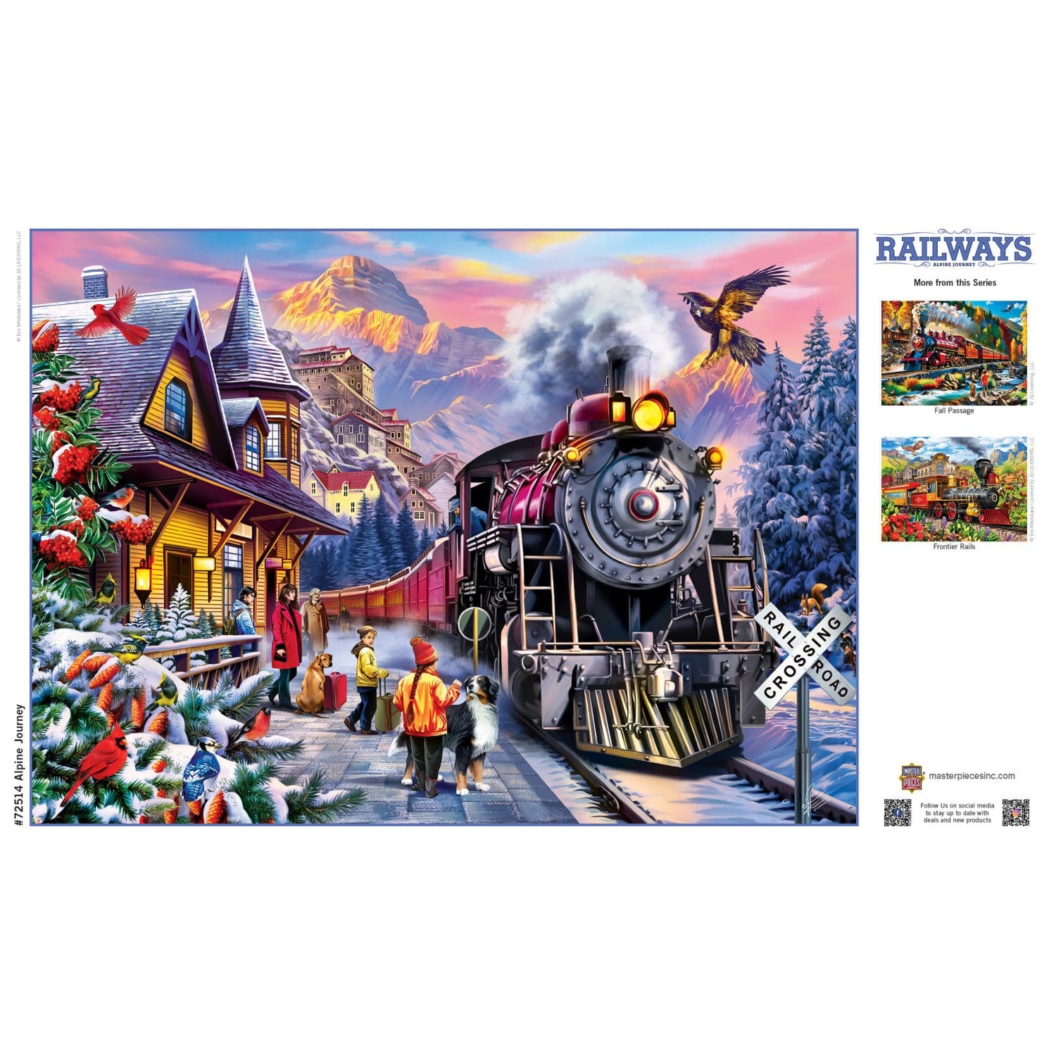 Railways - Alpine Journey 1000 Piece Puzzle