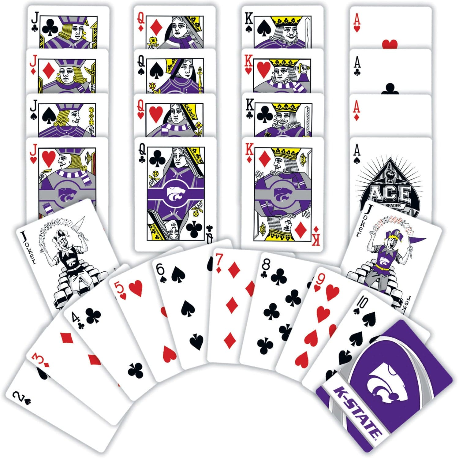 Kansas State Wildcats NCAA Playing Cards