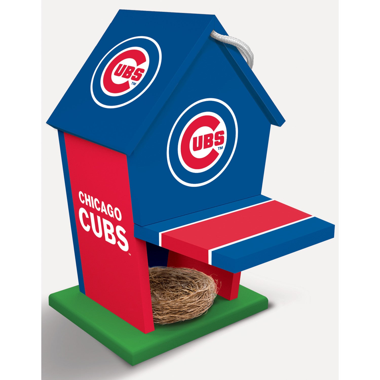 MLB Painted Birdhouse - Chicago Cubs