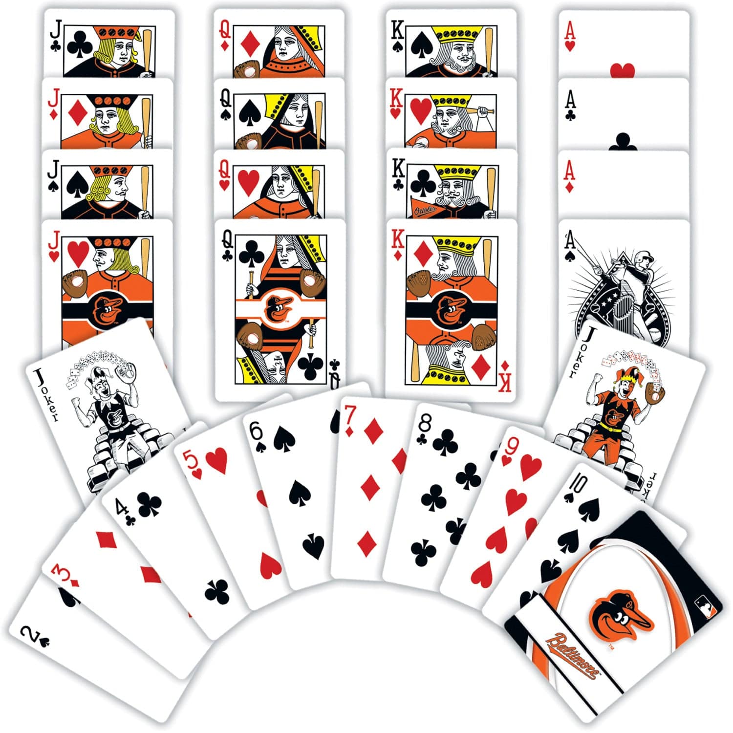 Baltimore Orioles MLB Playing Cards