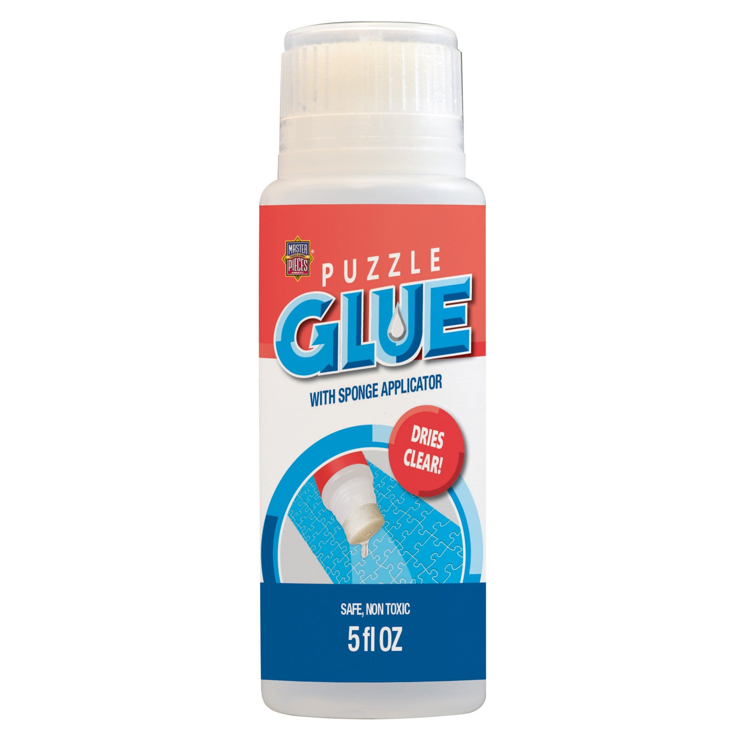 MasterPieces - Puzzle Glue with Sponge Applicator, 5oz - Clear, 1 unit -  Fry's Food Stores