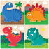 4 Chunky Wood Puzzles - Dinosaurs