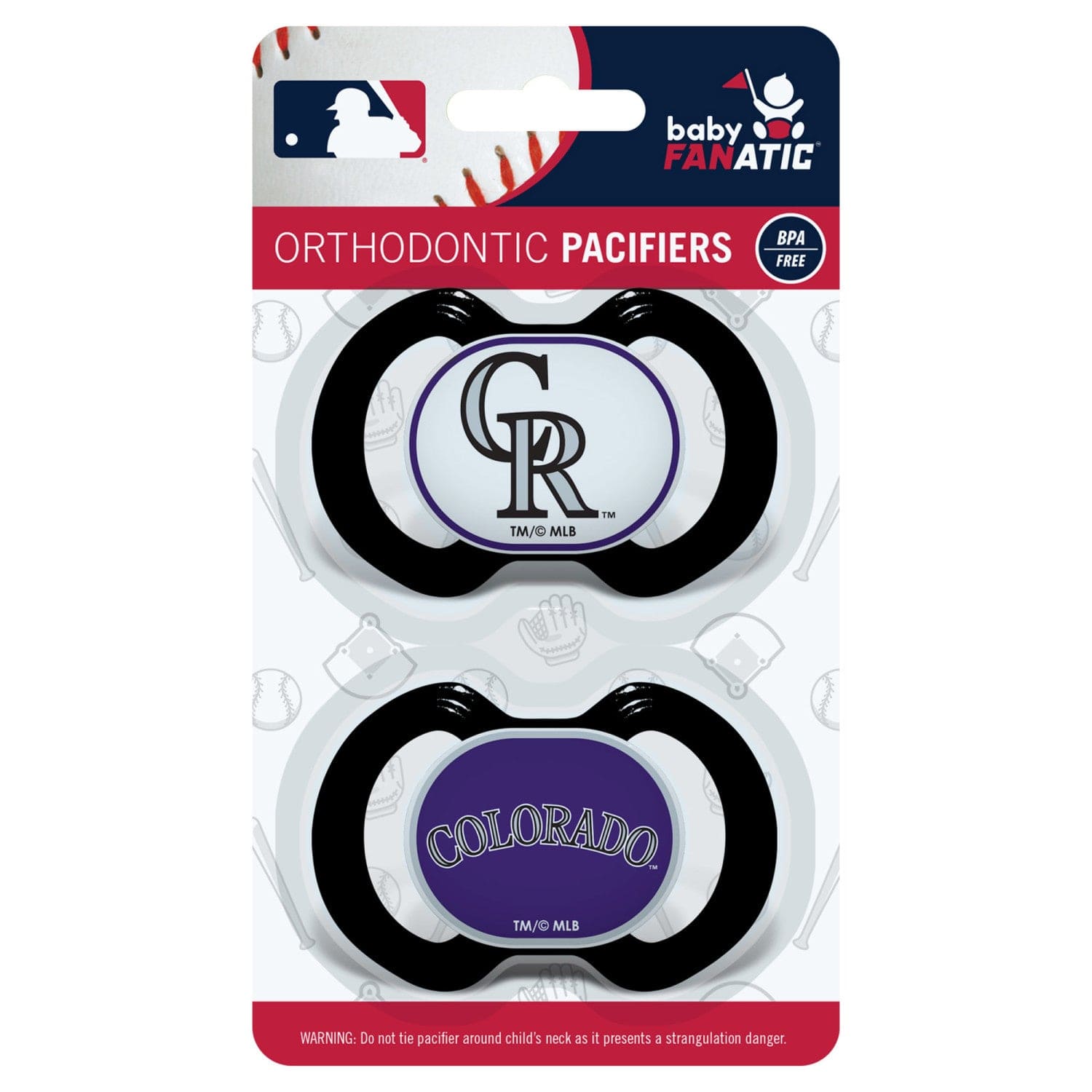 Colorado Rockies MLB Pacifier 2-Pack