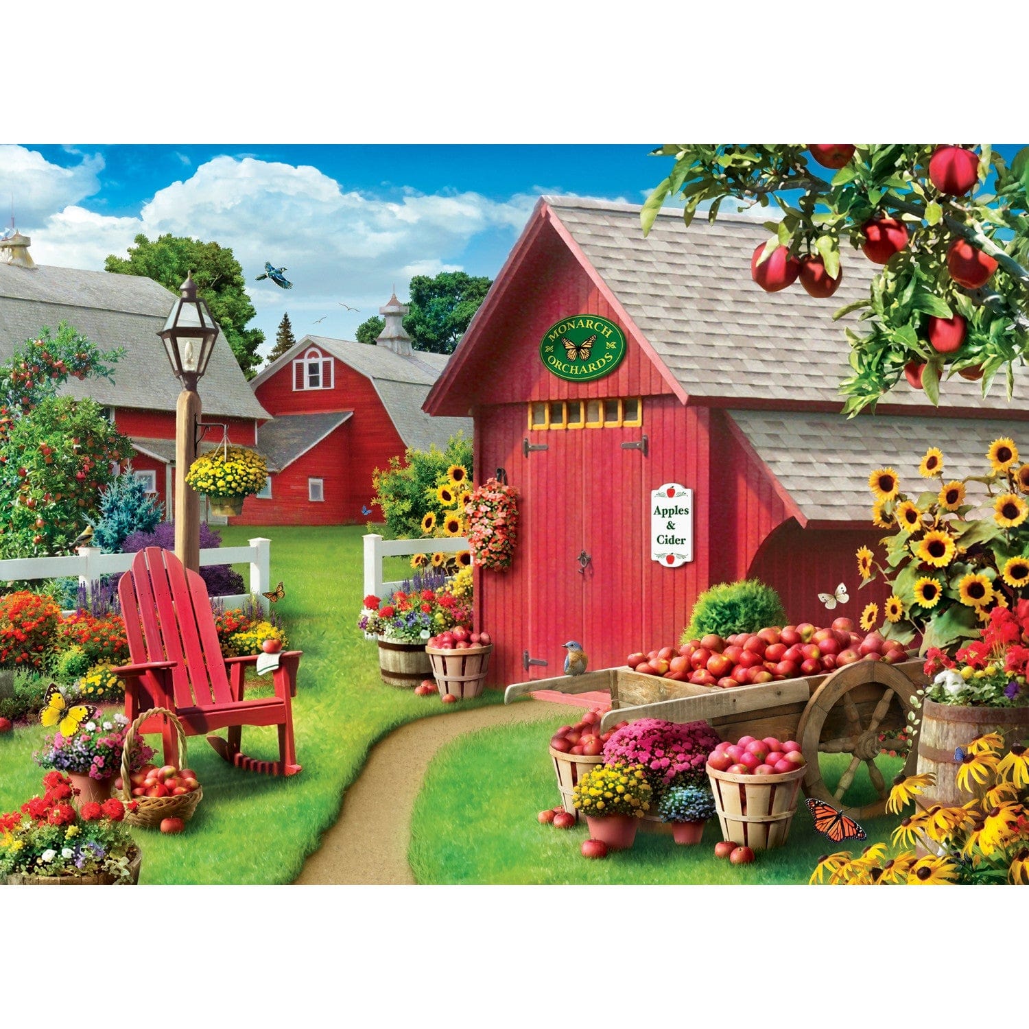 Memory Lane - Monarch Orchards 1000 Piece Puzzle