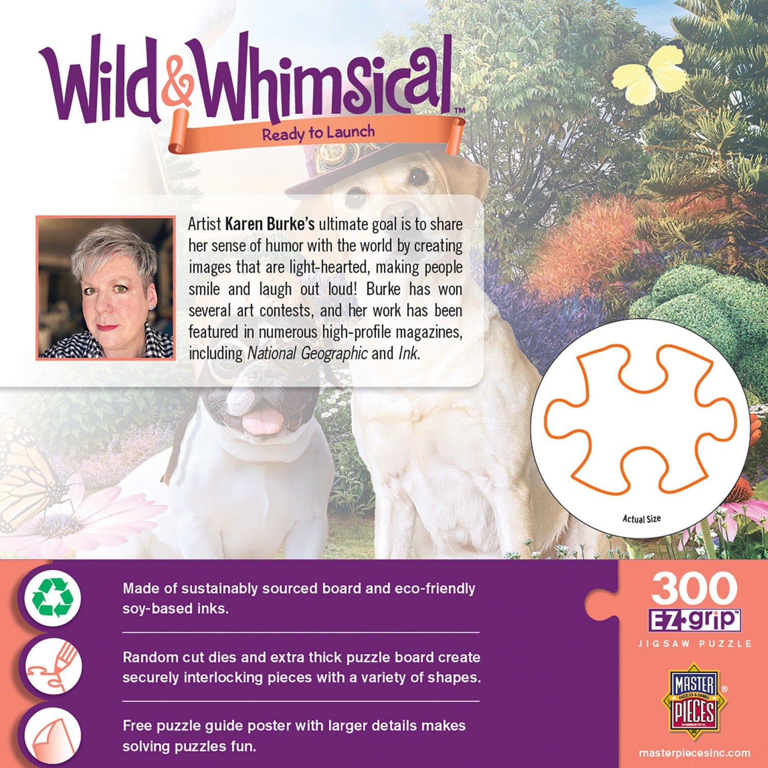 Wild & Whimsical - Ready to Launch 300 Piece EZ Grip Jigsaw Puzzle