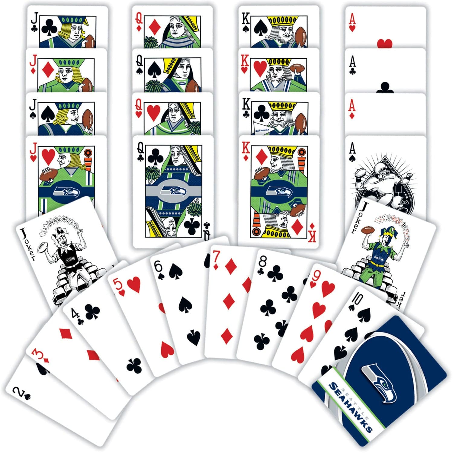 Seattle Seahawks NFL Playing Cards