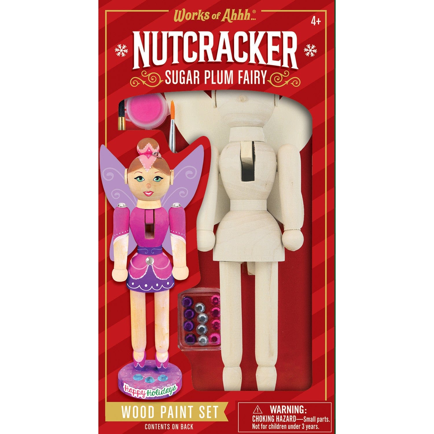 Nutcracker Sugarplum Fairy - Holiday Wood Paint Kit